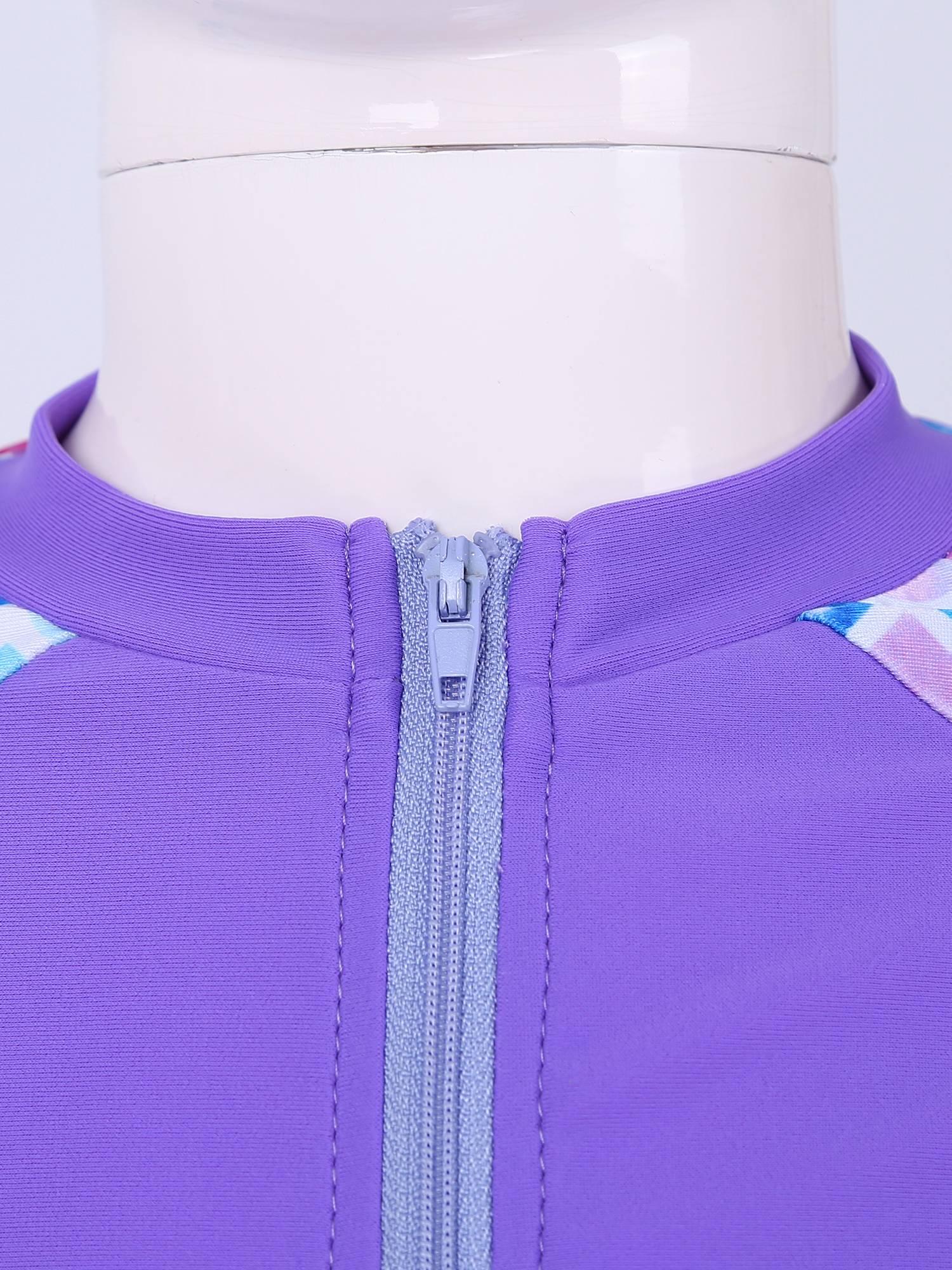 Kids Girls 2Pcs Short Sleeves Rash Guard and Shorts Swimsuit Set