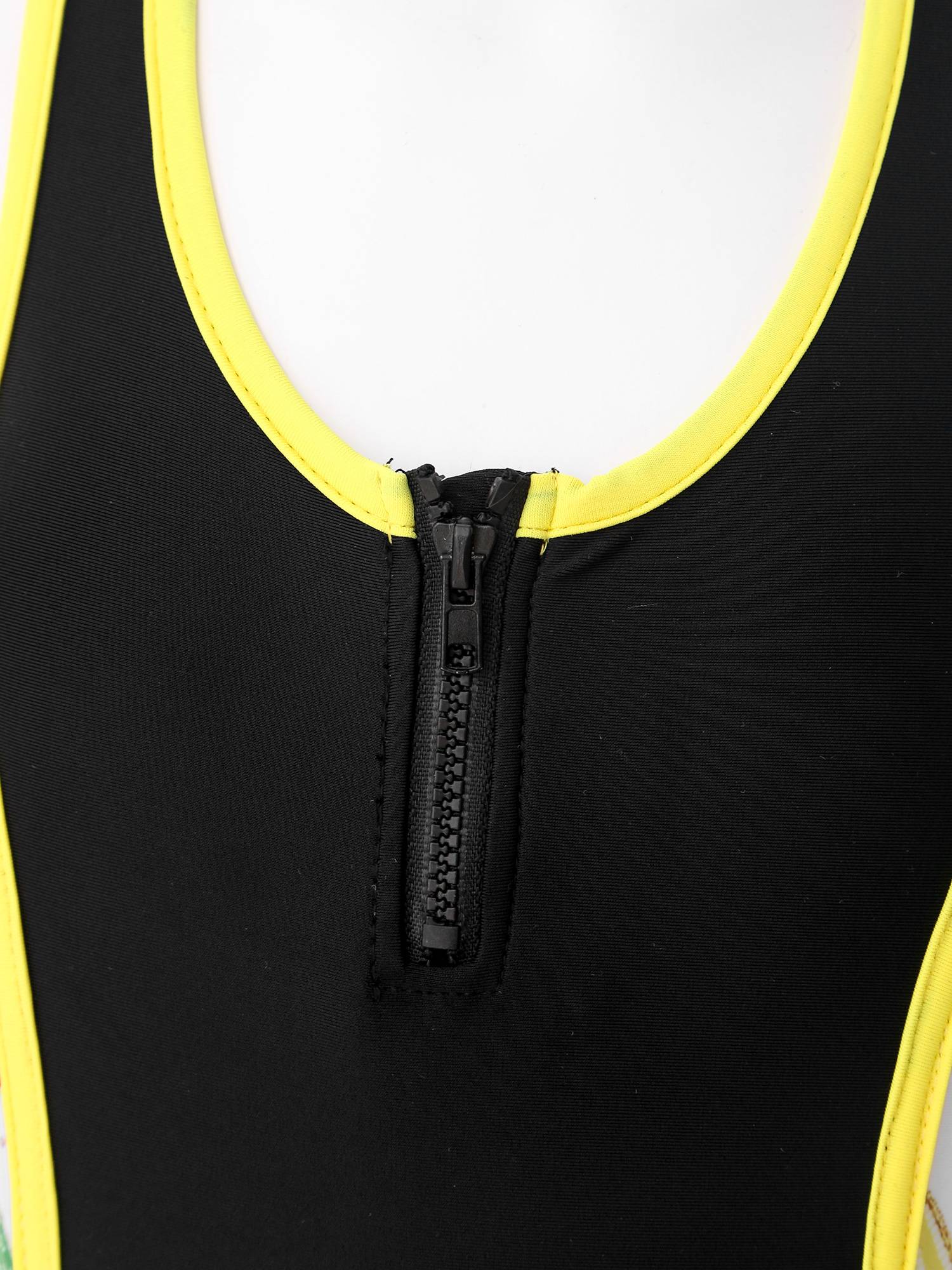 Kids Girls 2pcs Sleeveless Bodysuit and Boyshorts Swimsuit Set