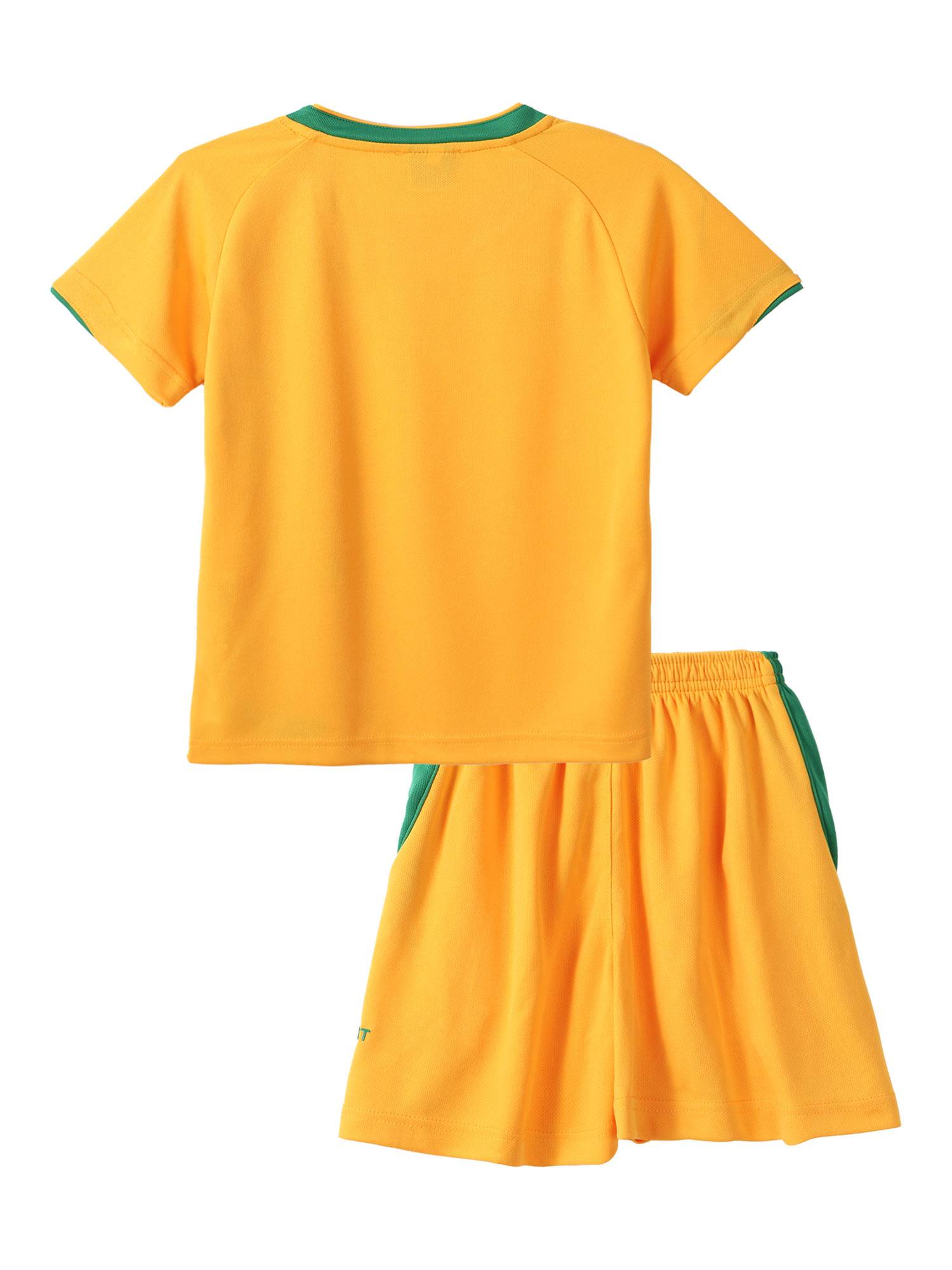 Kids Boys 2pcs Short Sleeve Net Sport Print Top and Shorts Set