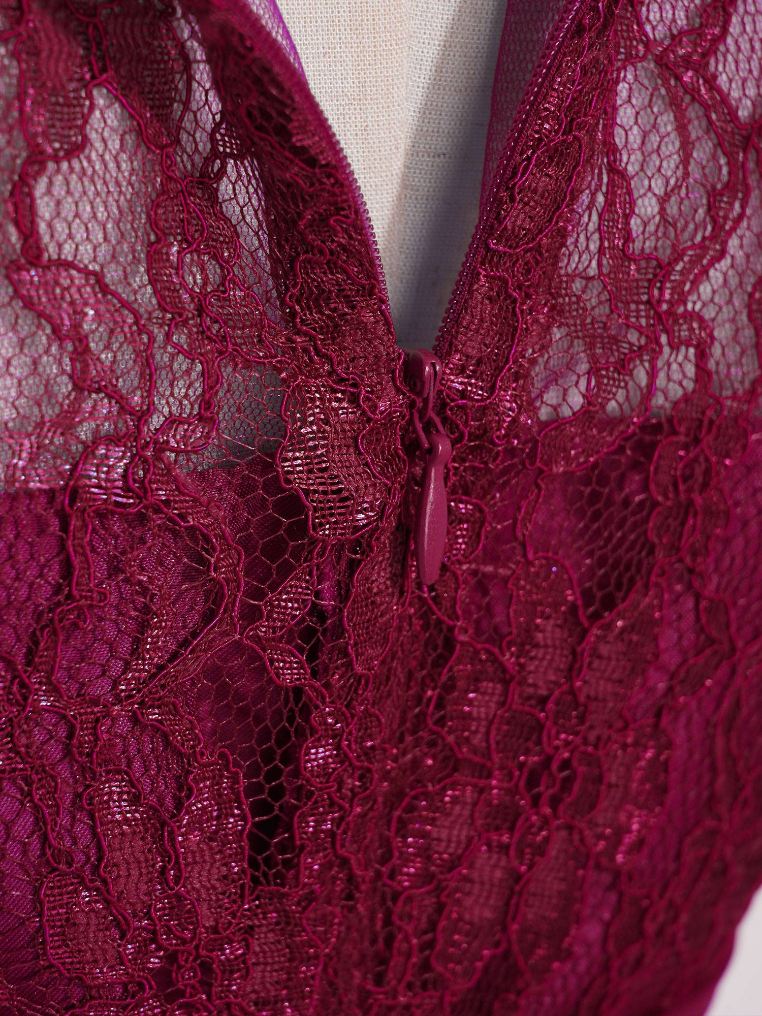 Toddler/Kids Girls Chiffon Lace High-Waist Dress