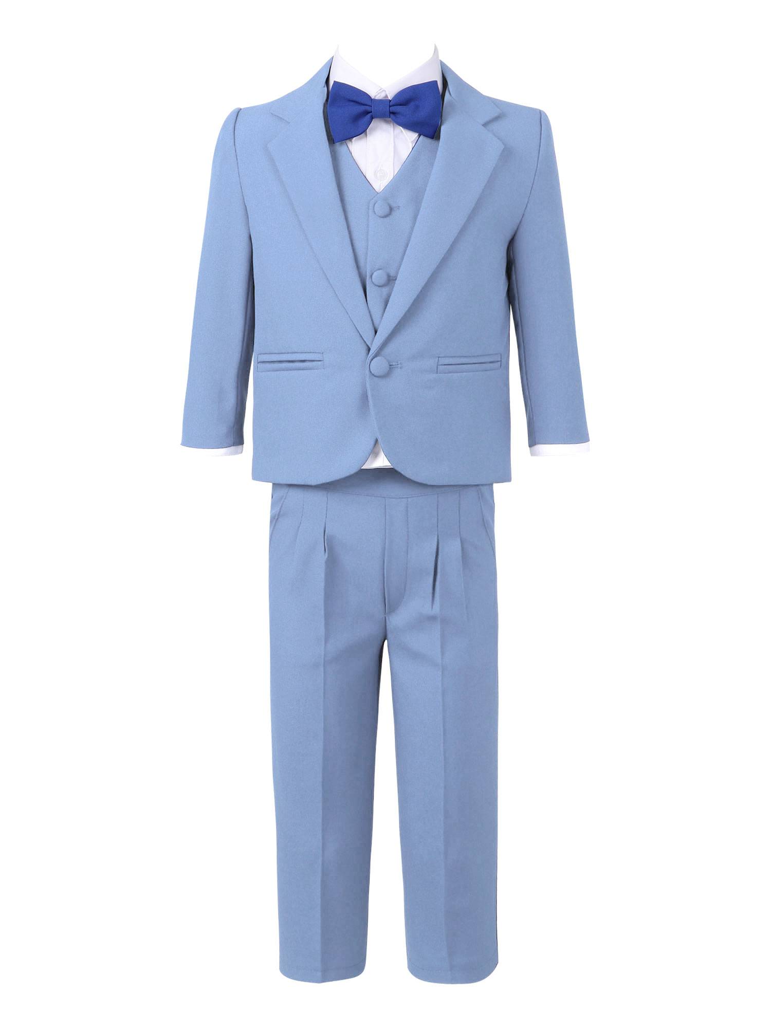 Toddler/Kids Boys 5-piece Blazer Formal Suit Sets