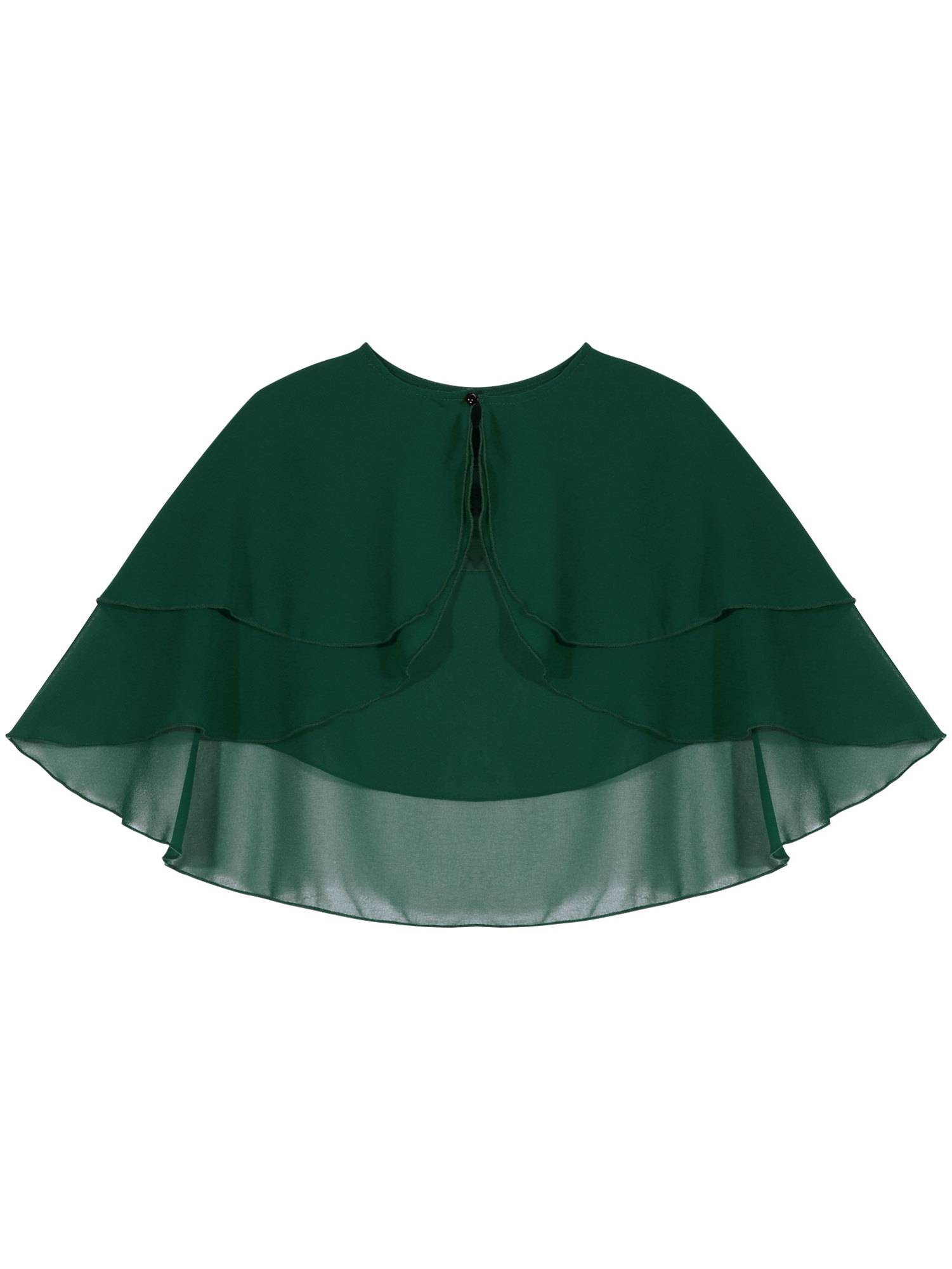 Women 2-Layer Chiffon Bolero Shawls