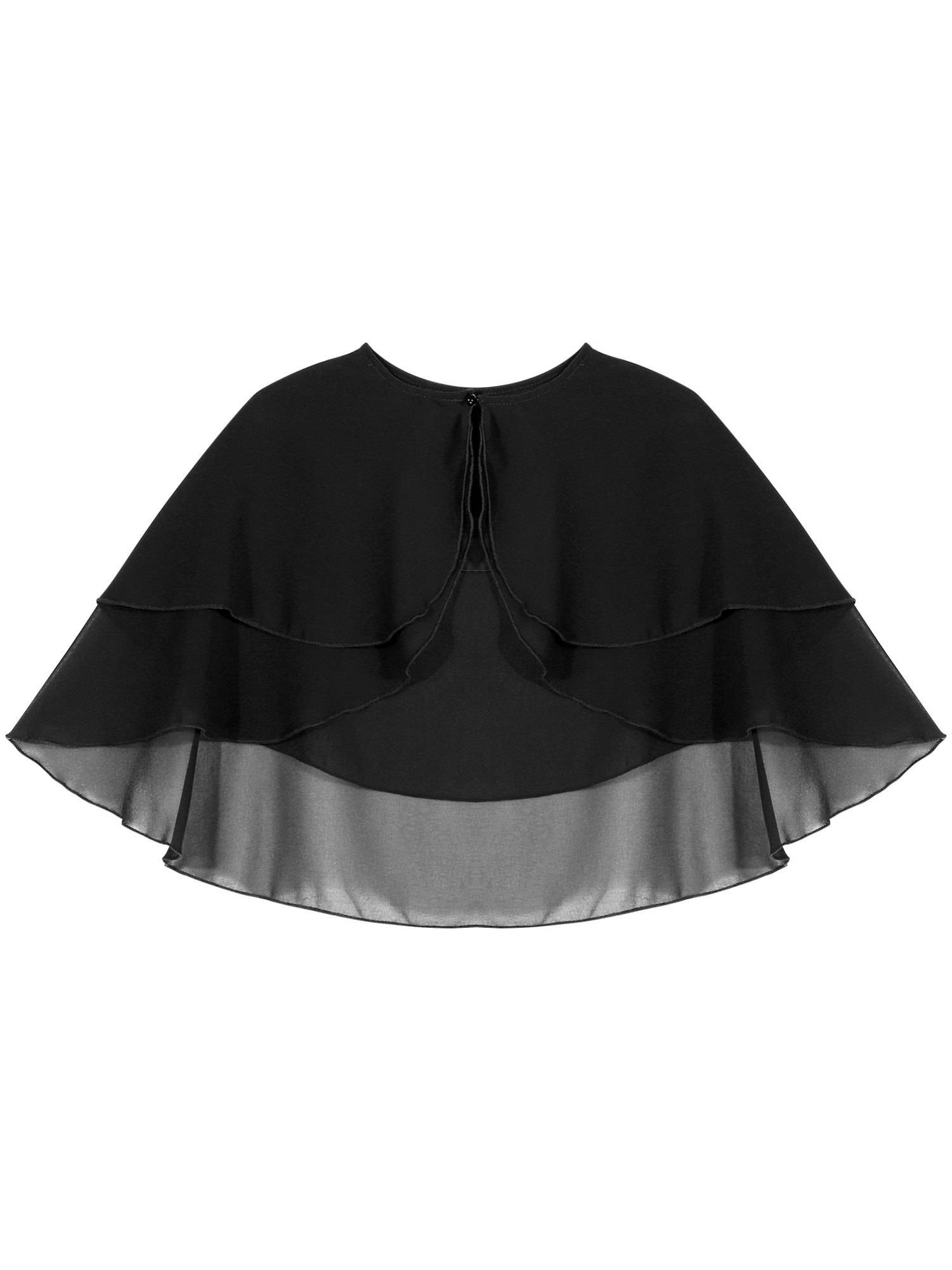 Women 2-Layer Chiffon Bolero Shawls