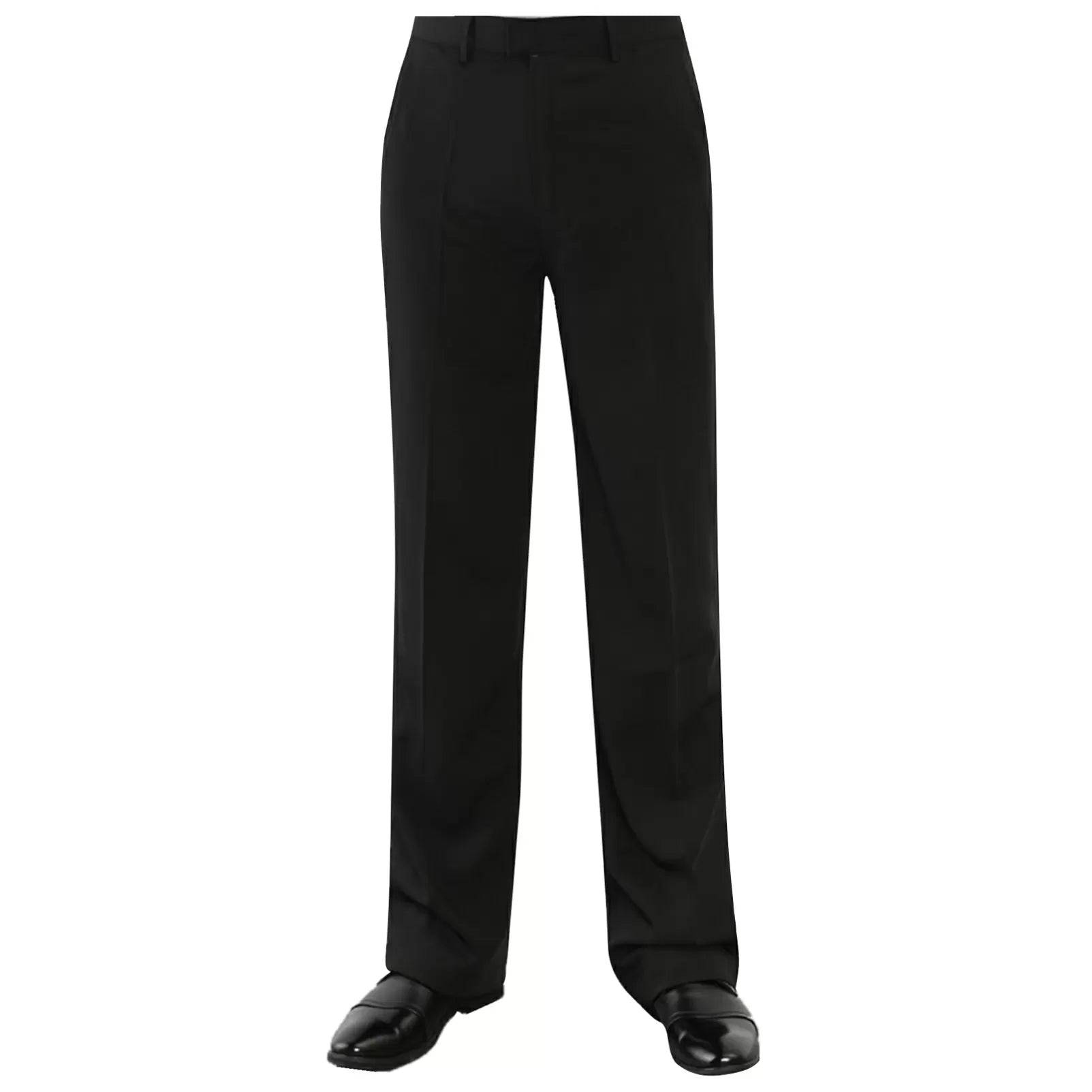Men Straight Trousers with Pockets Suits Pants
