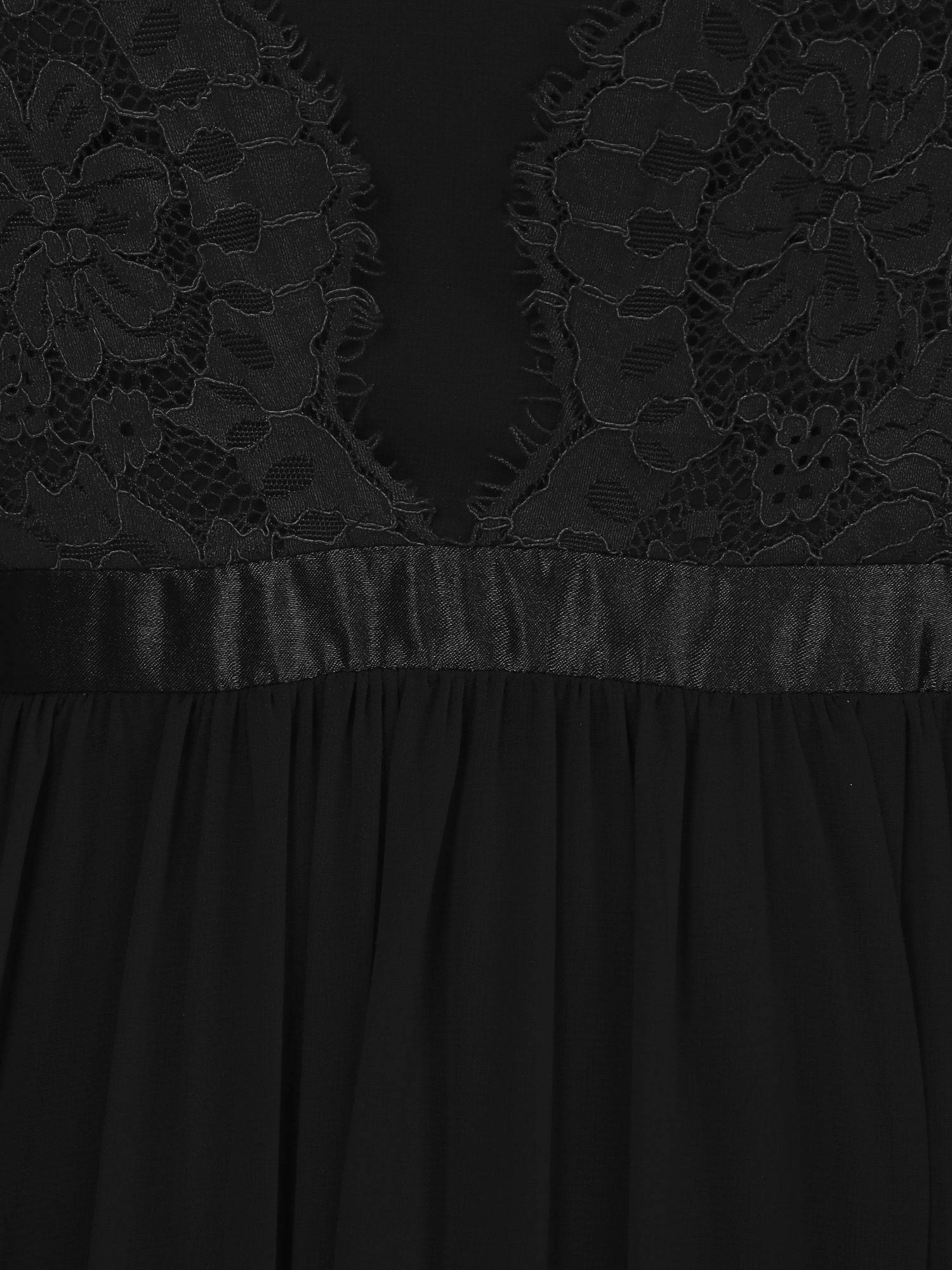 Women Built-in Bra Side Split Floor Length Bridesmaid Dress