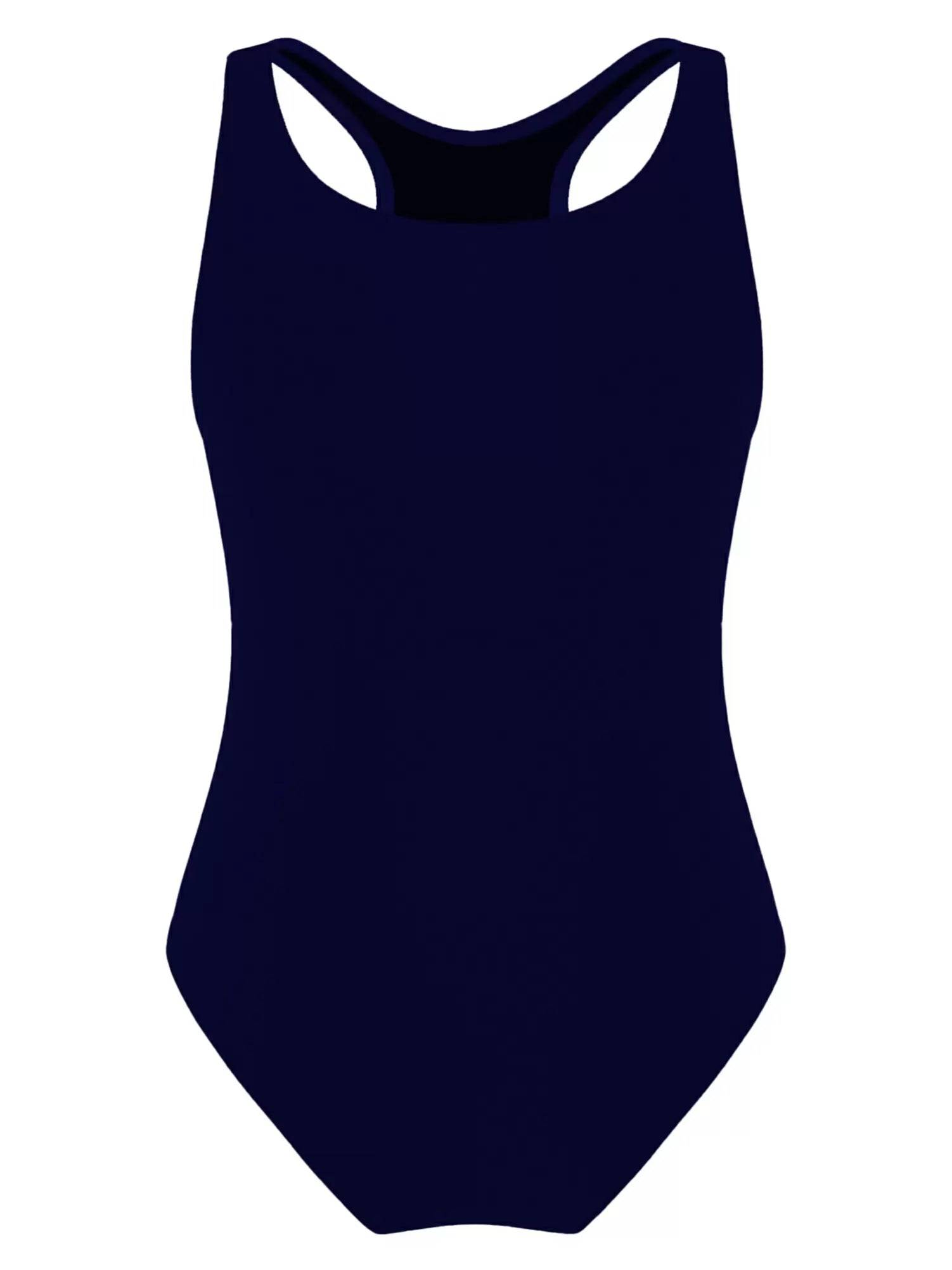 Kids Girls One-Piece Sleeveless Swimsuit Keyhole Back Monokini
