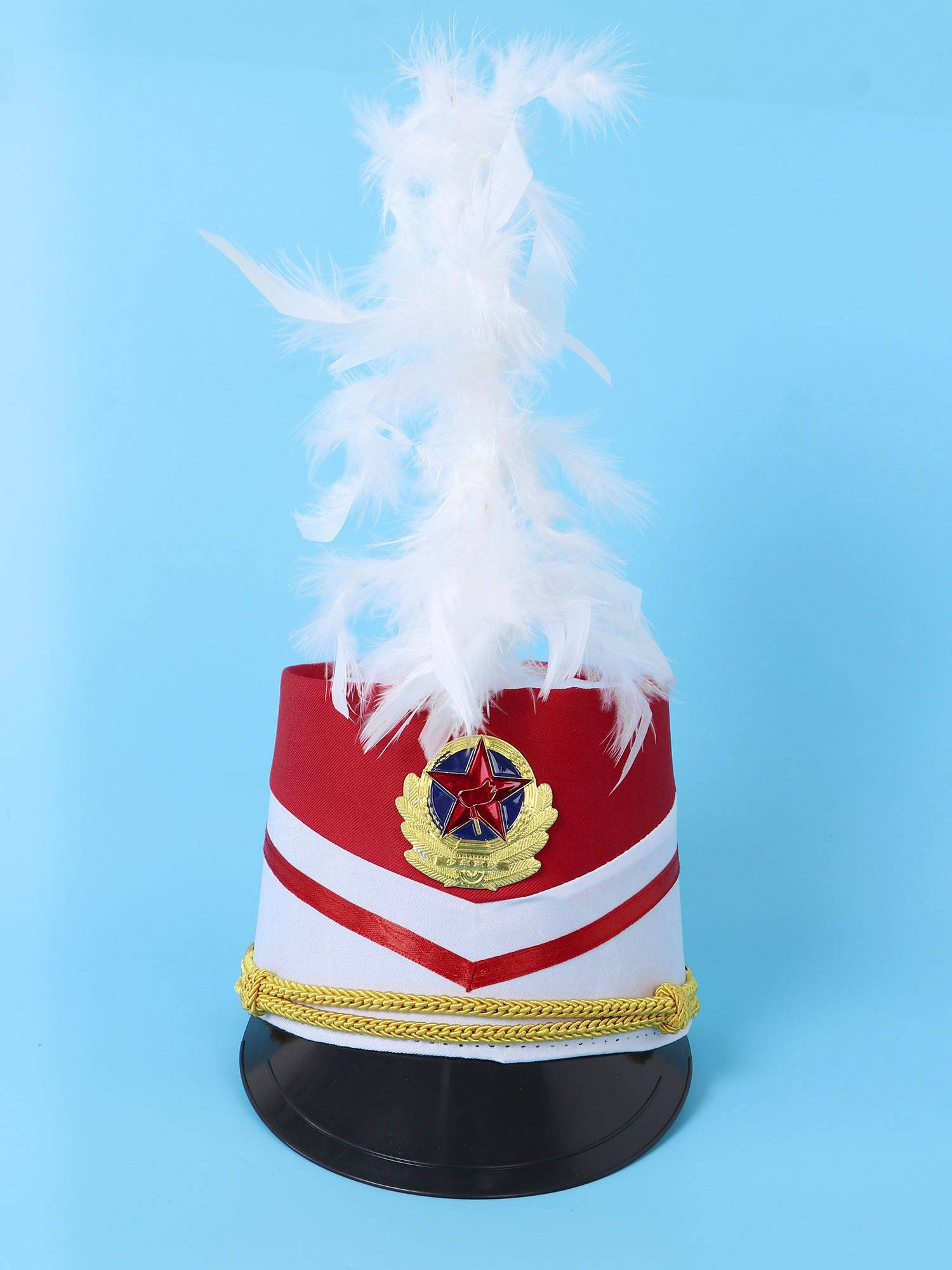 Kids 5pcs Drum and Trumpet Team Costume Honor Guard Uniform Set