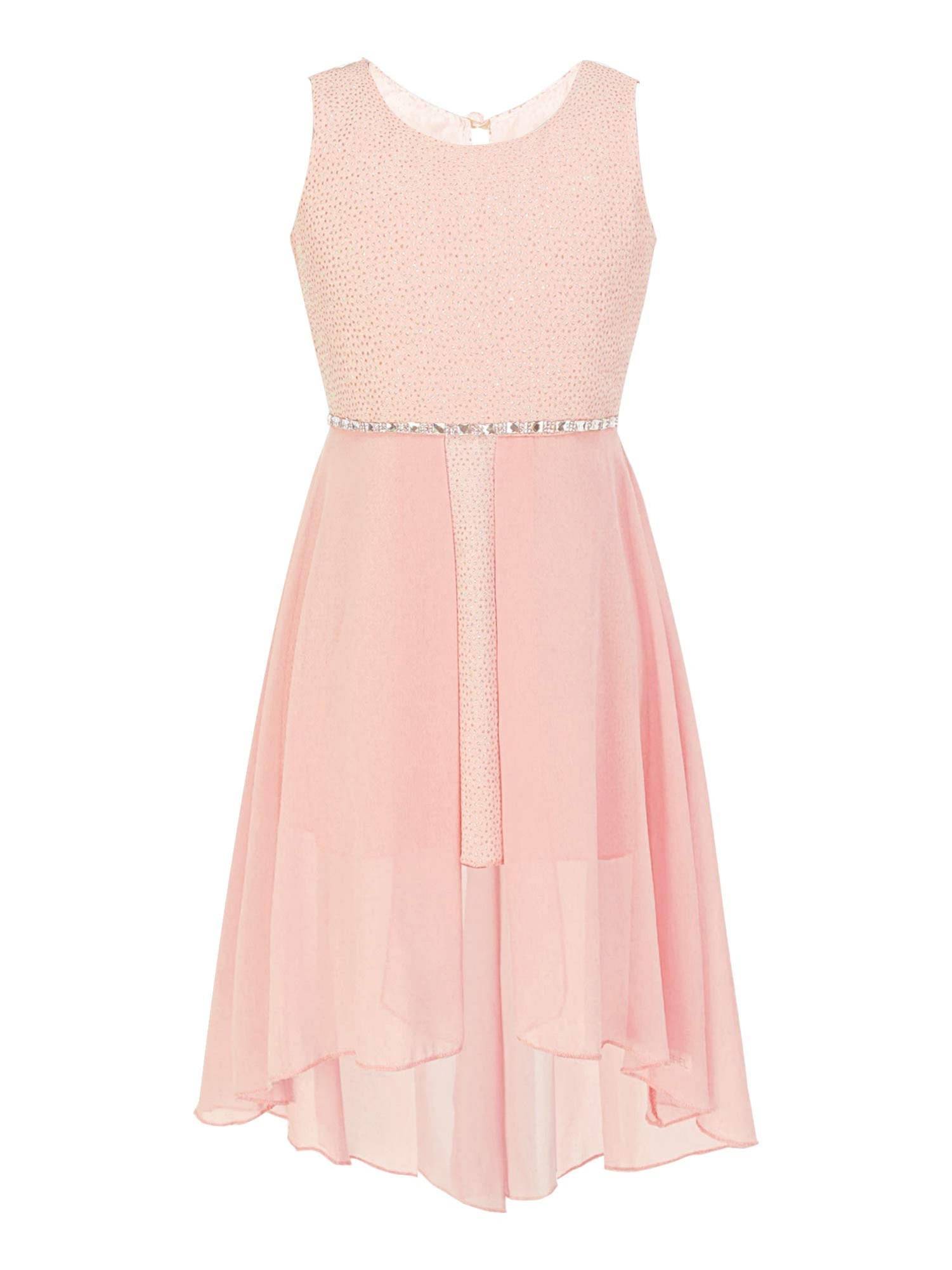 Todller/Kids Girls Sparkly High-Low Dress