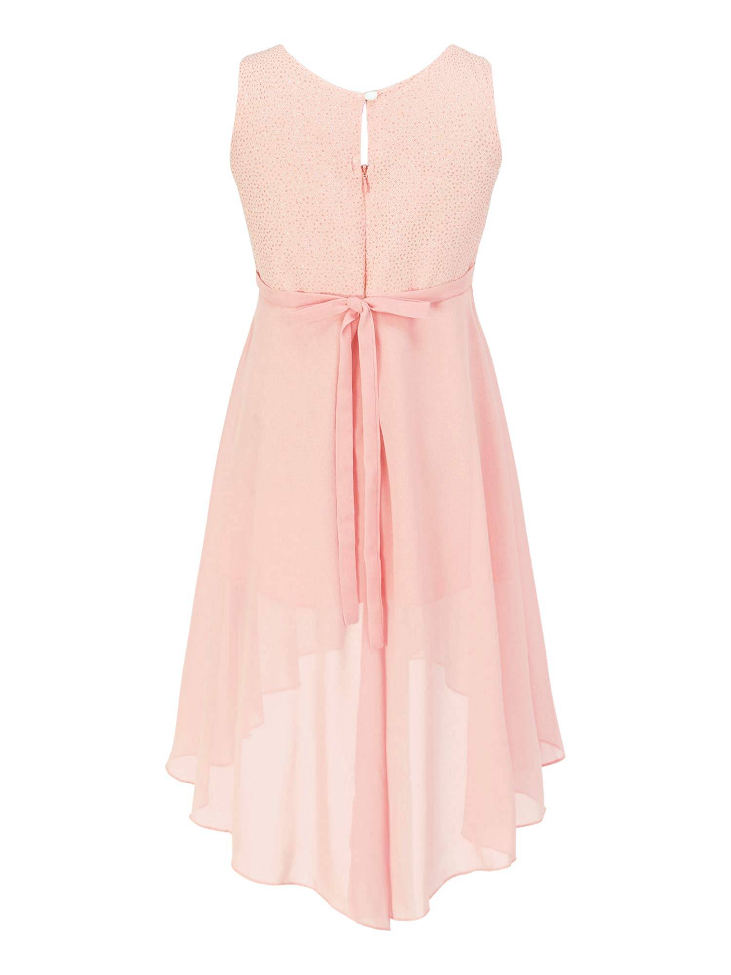 Todller/Kids Girls Sparkly High-Low Dress