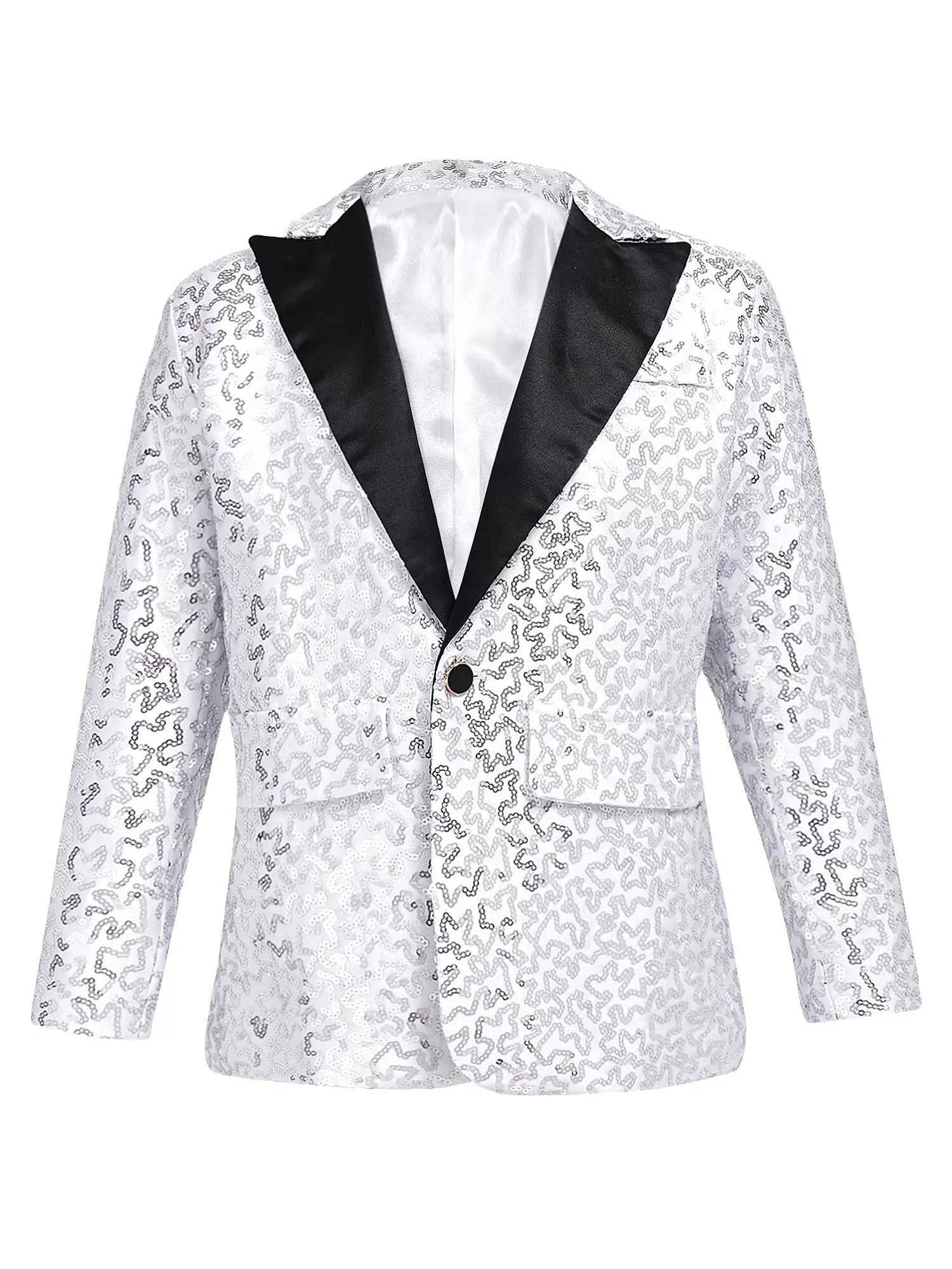 Kids Boys Sequin Blazer