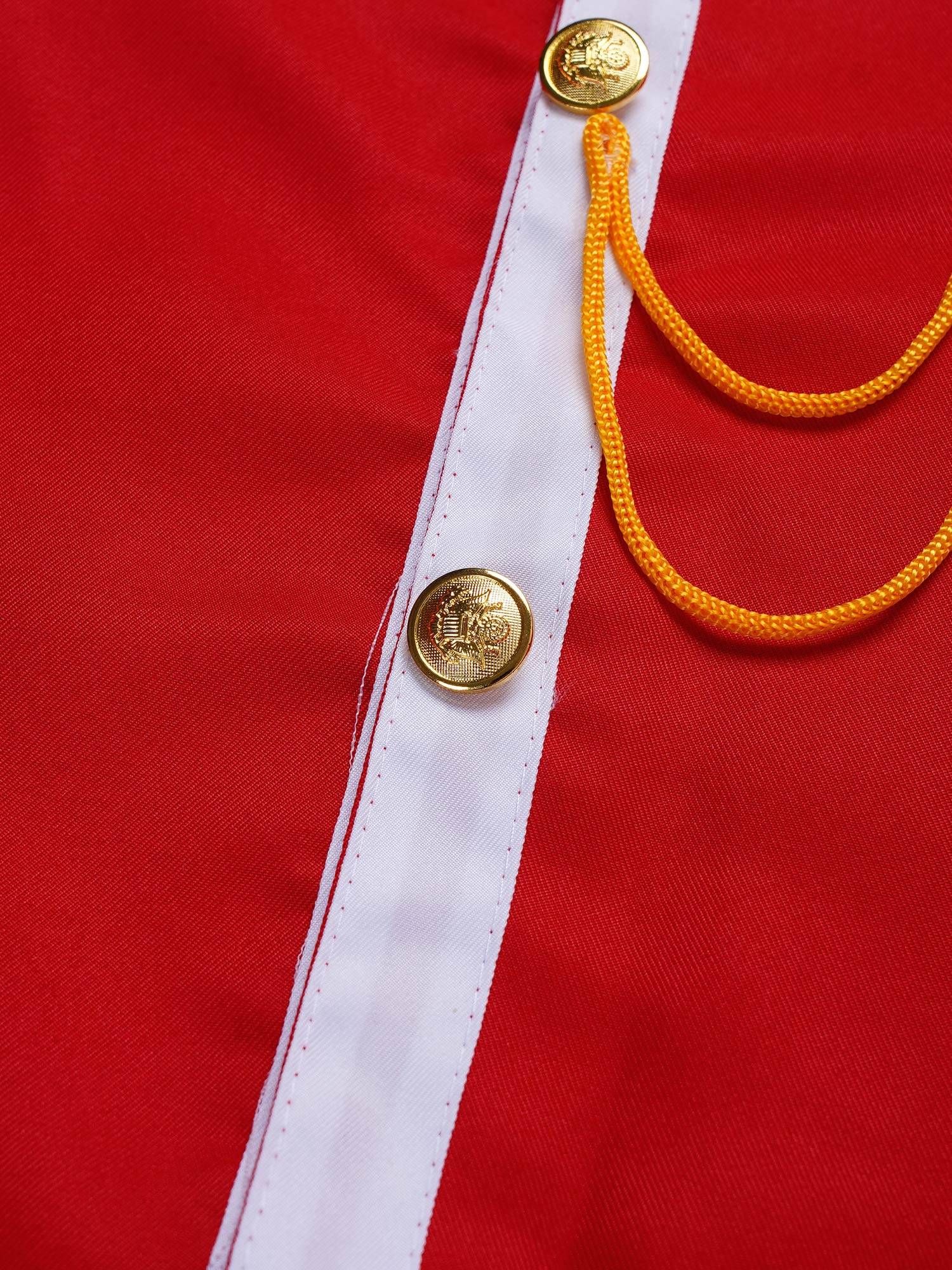 Kids 5pcs Drum and Trumpet Team Costume Honor Guard Uniform Set