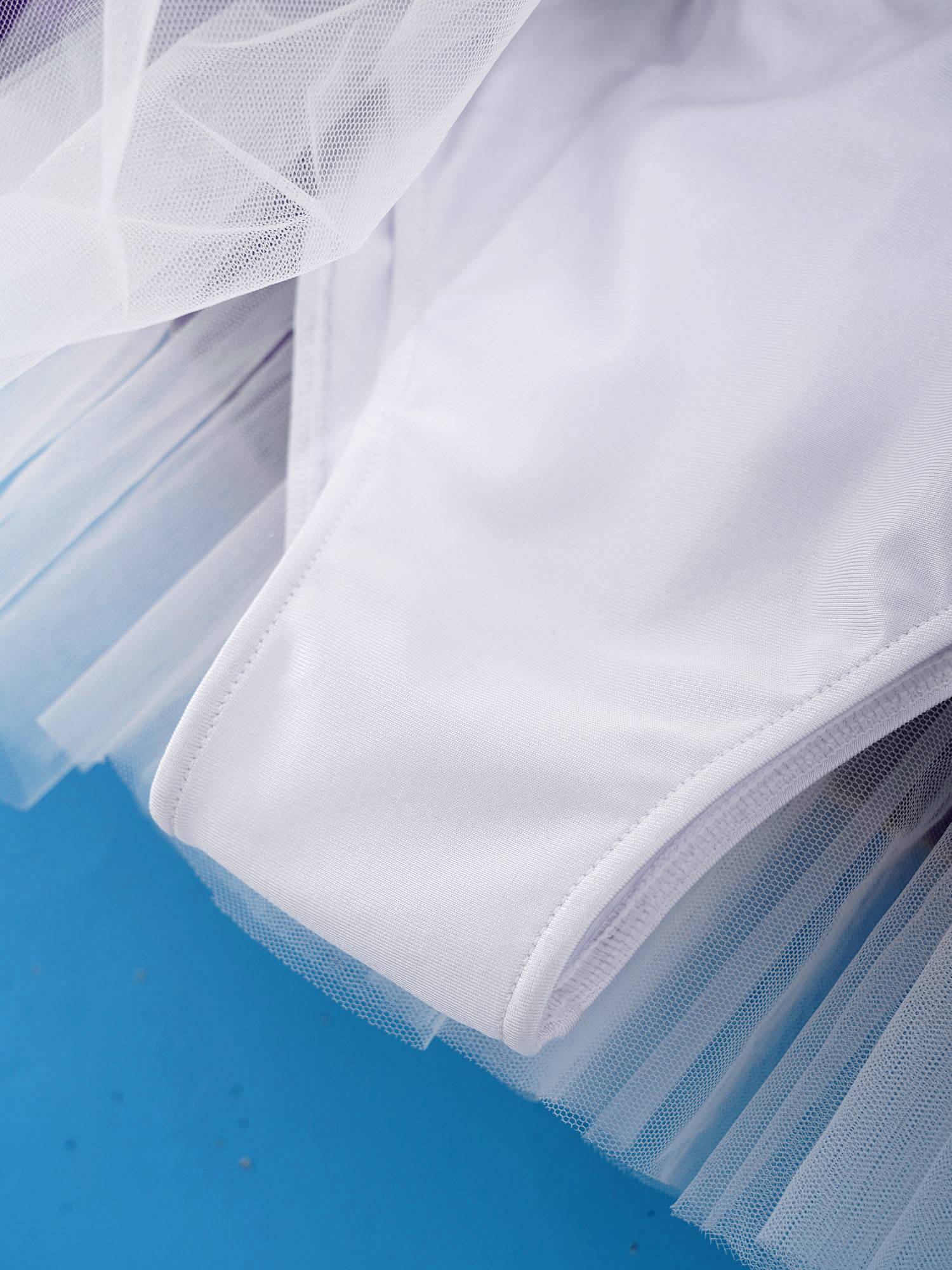 Kids Girls Square Neck Short Sleeves Sequin Leotard Dress