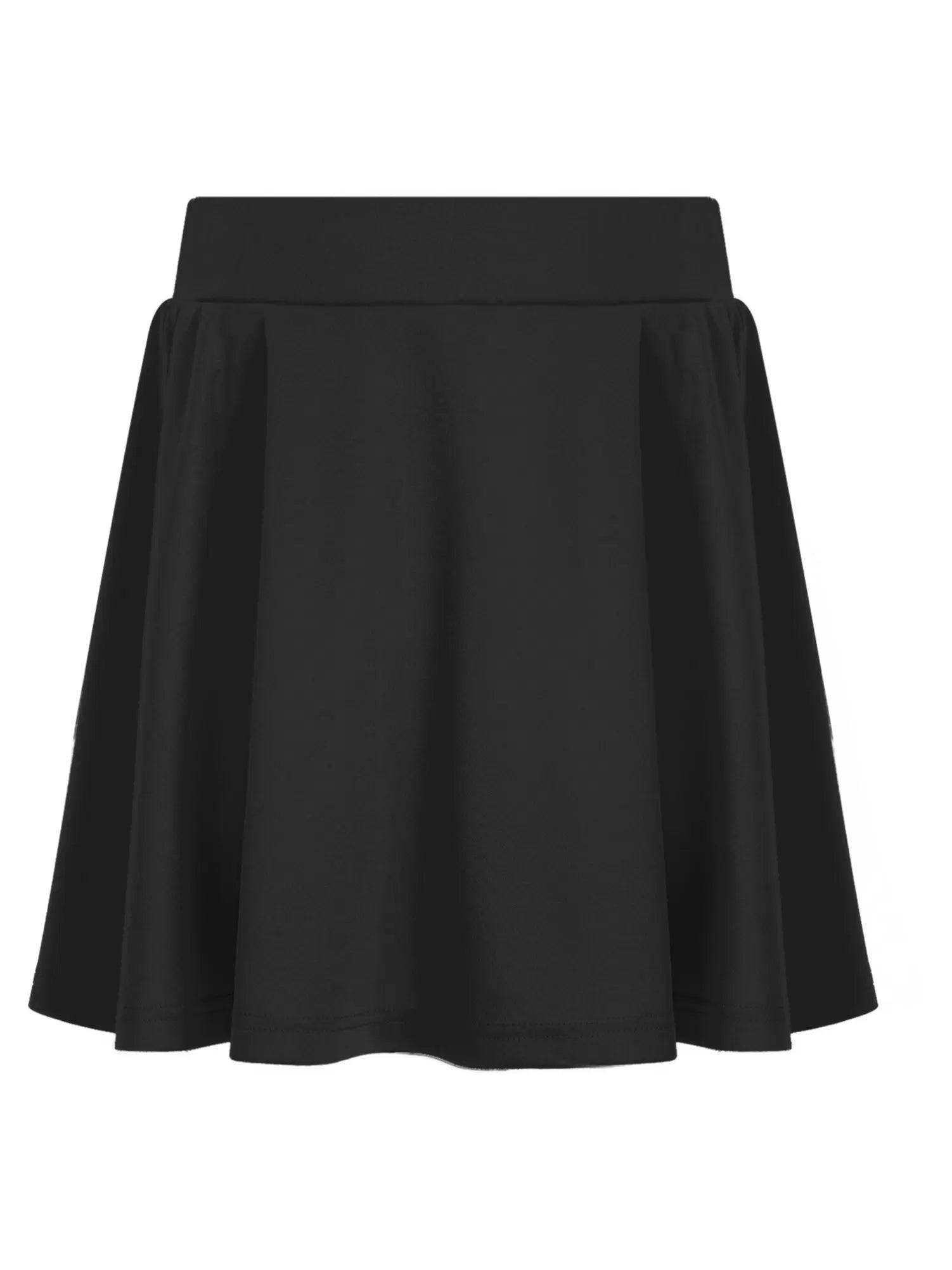 Youth black tennis skirt top