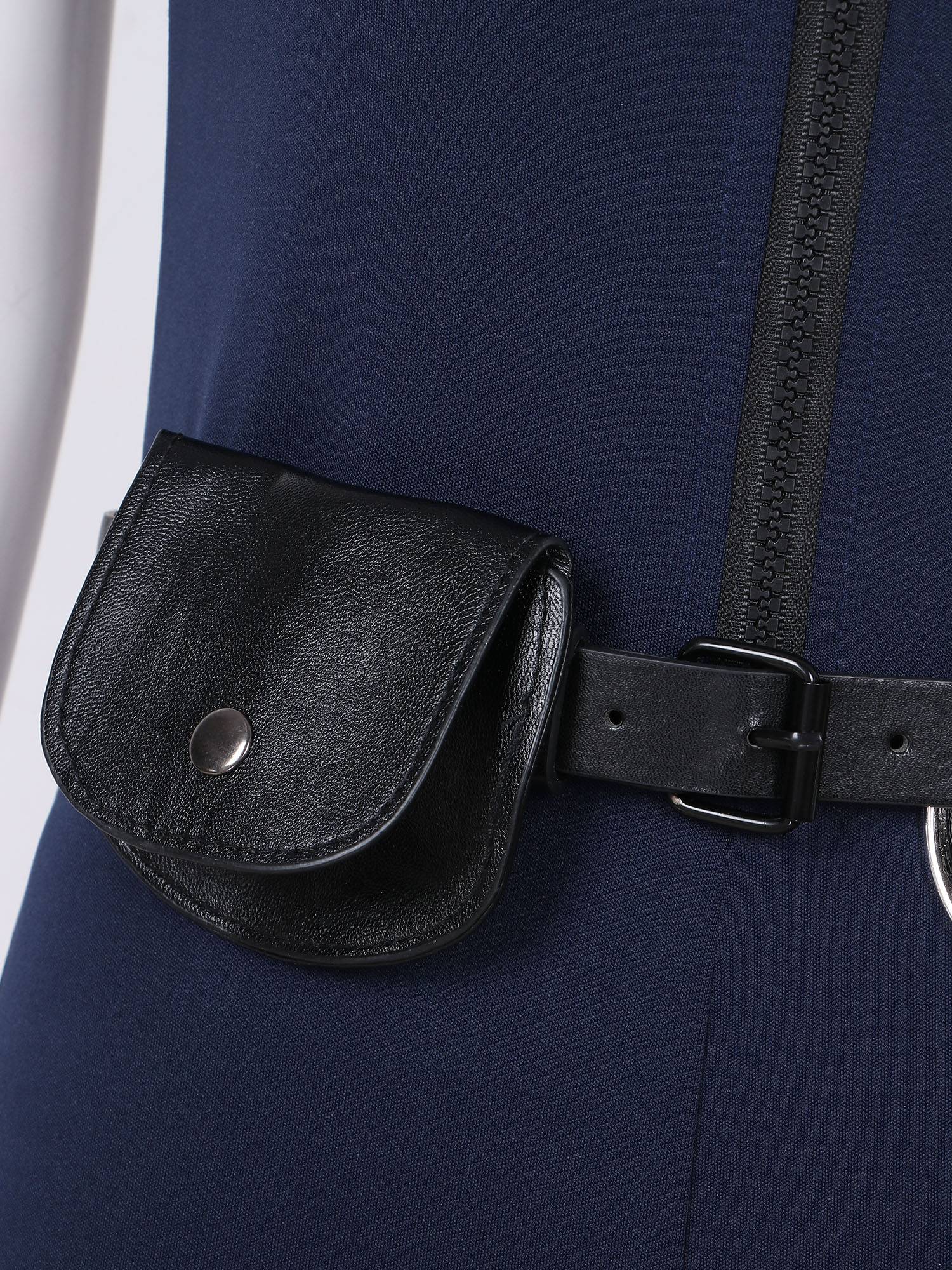 Women Short Sleeve Jumpsuit Policewoman Cosplay Costume Outfits