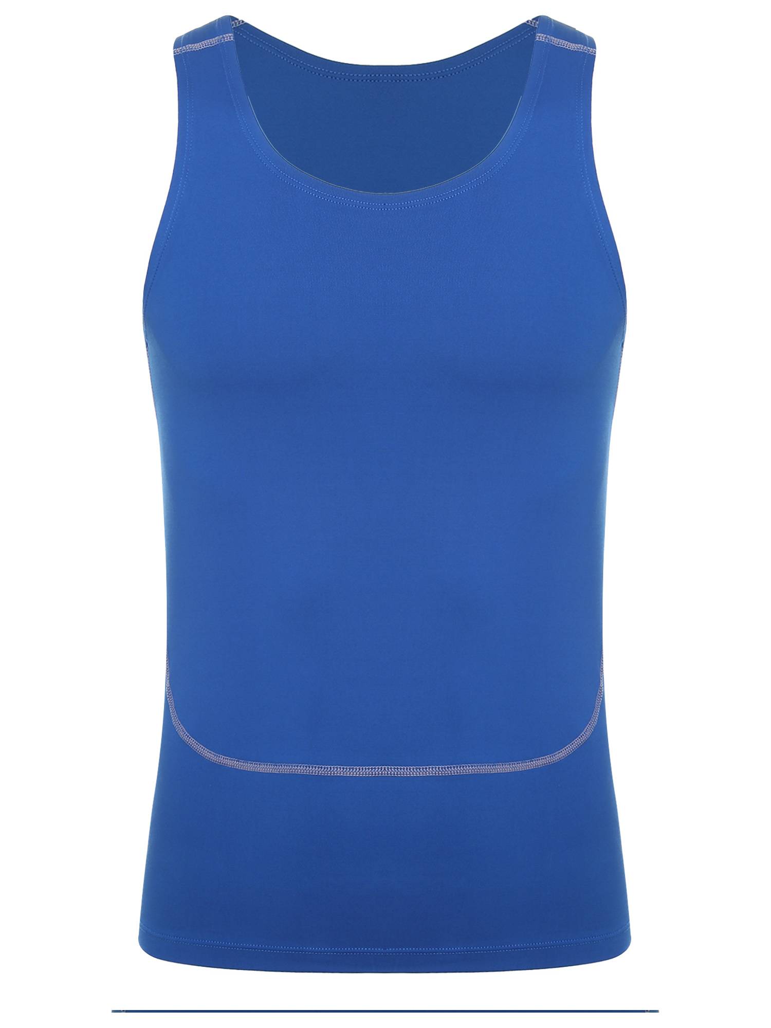 Men Solid Color Quick-Dry Moisture Wicking Tank Top for Fitness