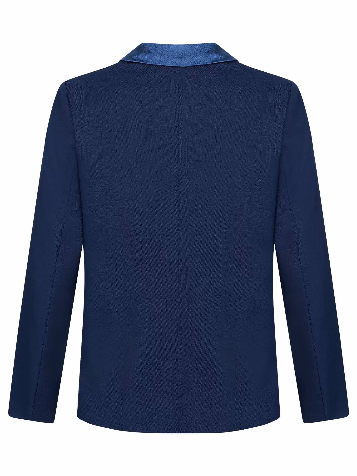 Kids Boys One-Button Lapel Blazer Jacket