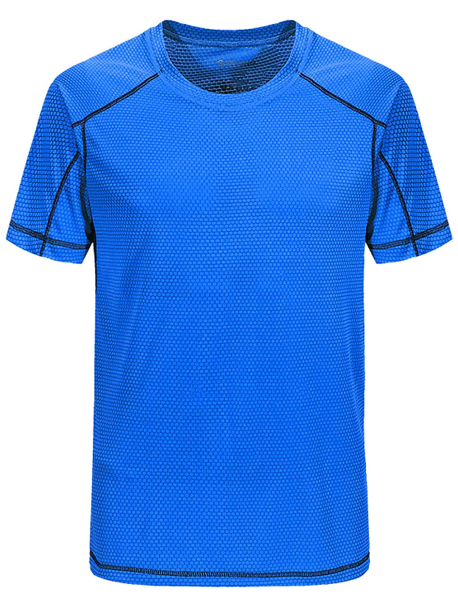 Men Short Sleeve Breathable Quick-drying Running Sport T-shirt