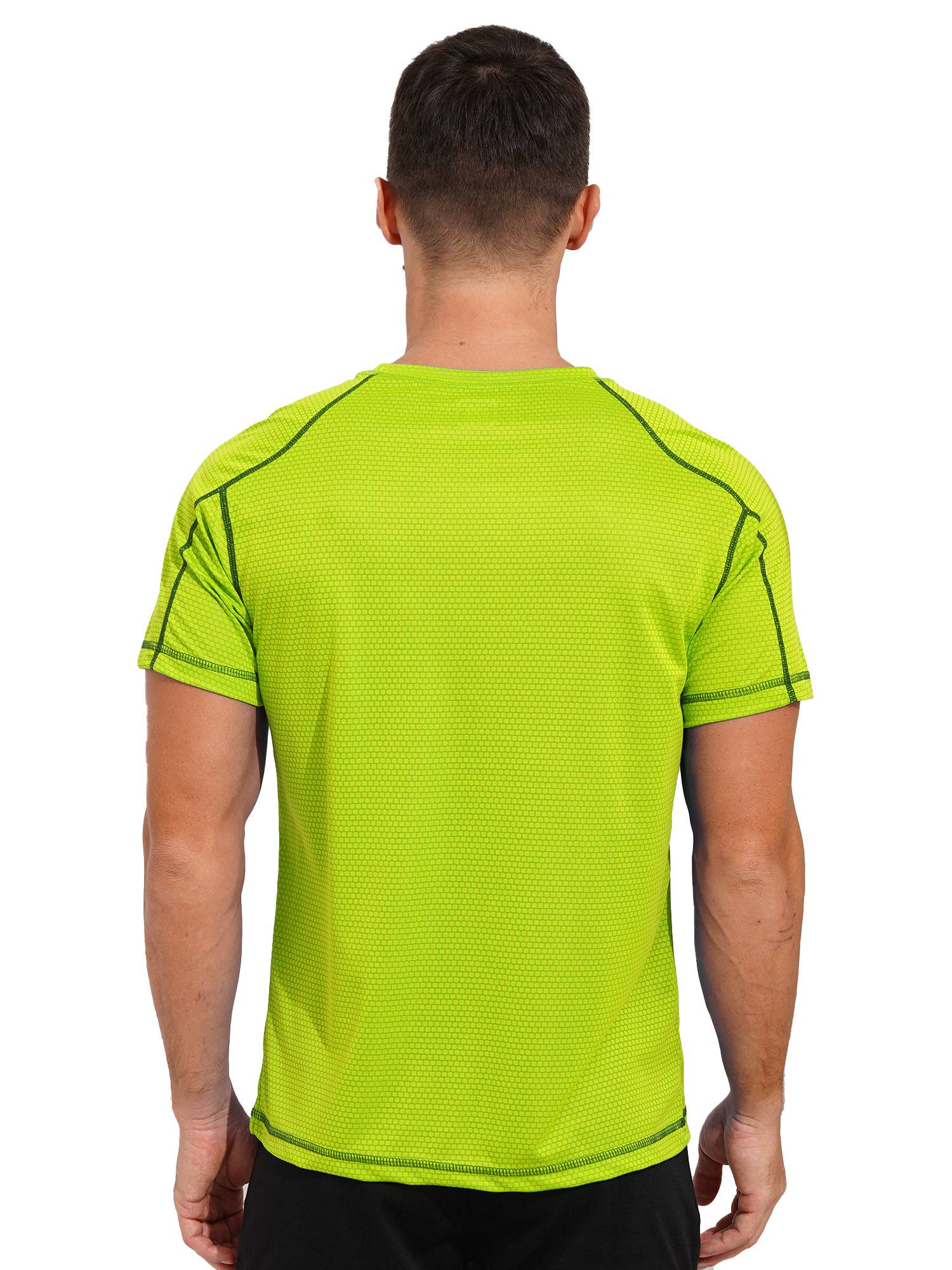 Men Short Sleeve Breathable Quick-drying Running Sport T-shirt