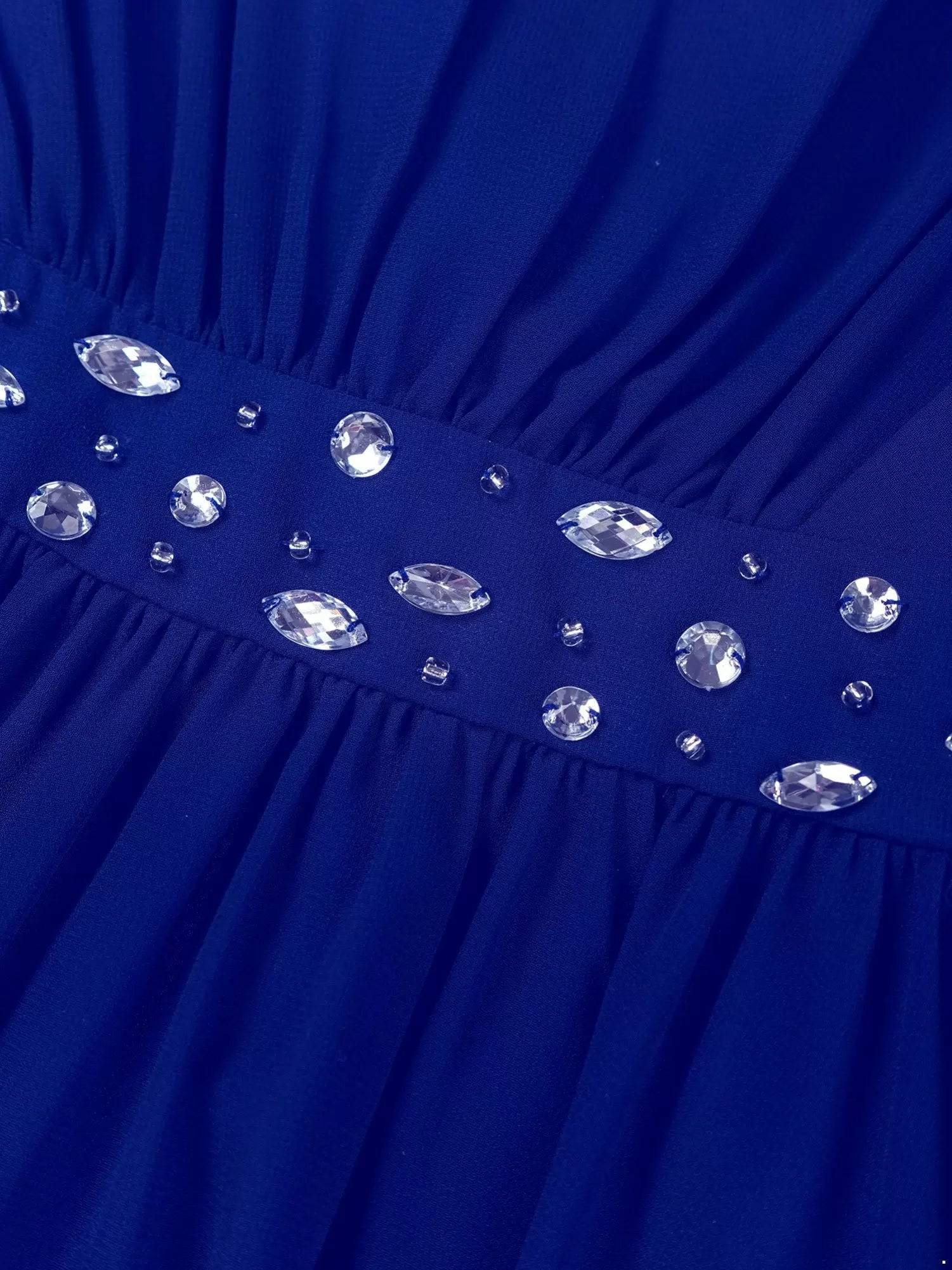 Kids Girls V Neck Party Tank Dresses