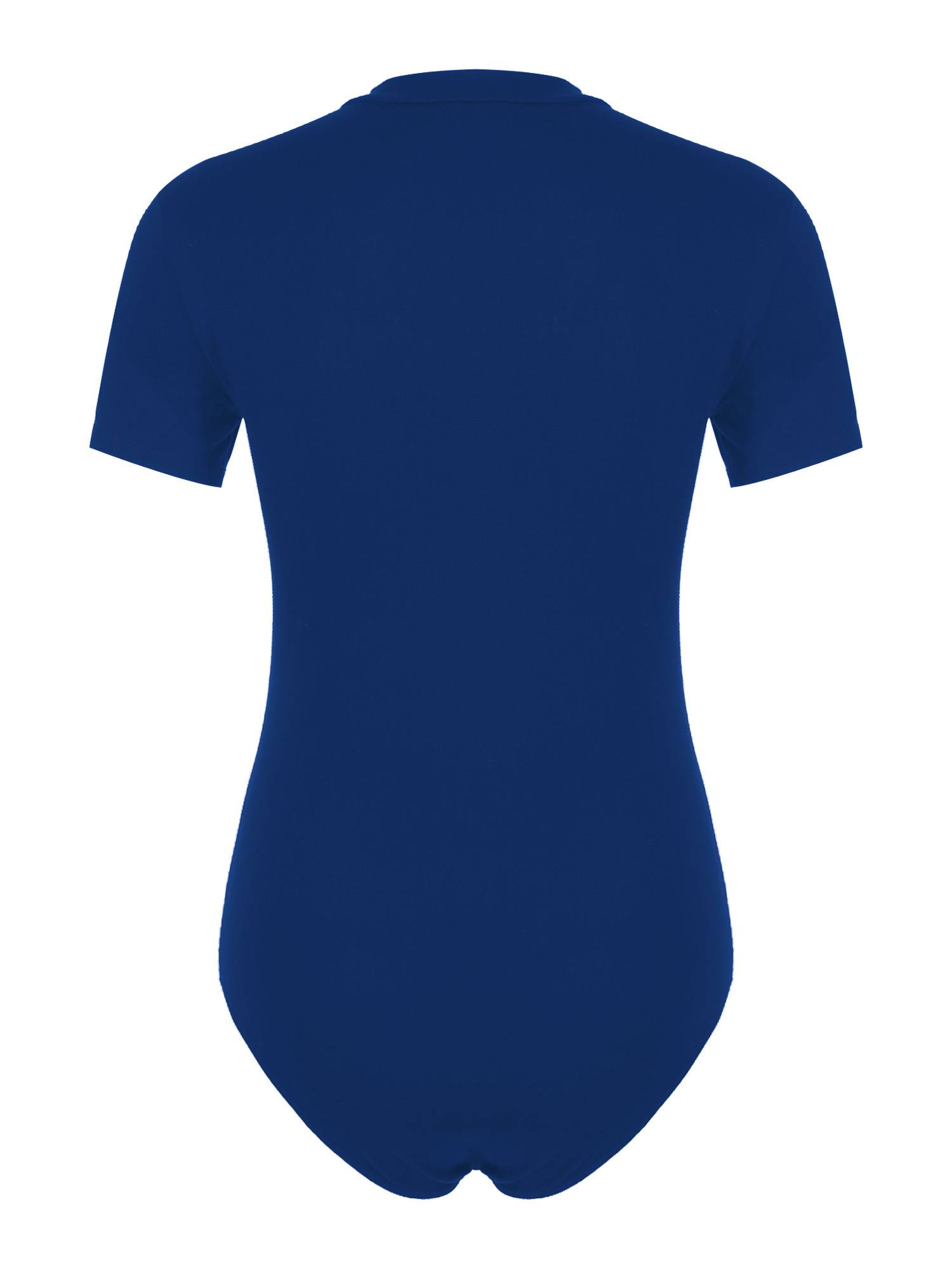 Men One-Piece Undershirt Short Sleeve Gymnastic Leotard