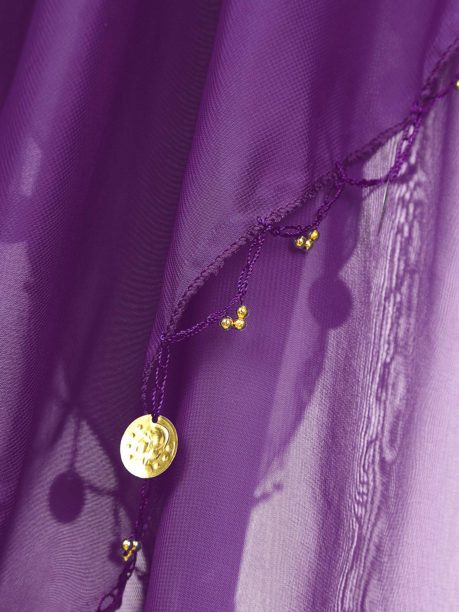 Women Sequin Beaded Chiffon Belly Dance Skirts