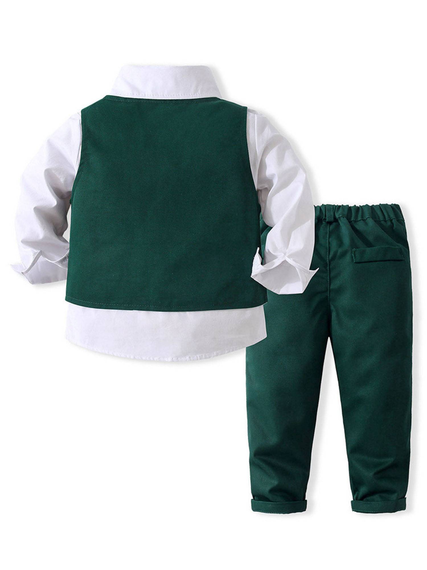 Toddler Boys 4-piece Formal Suits for Party