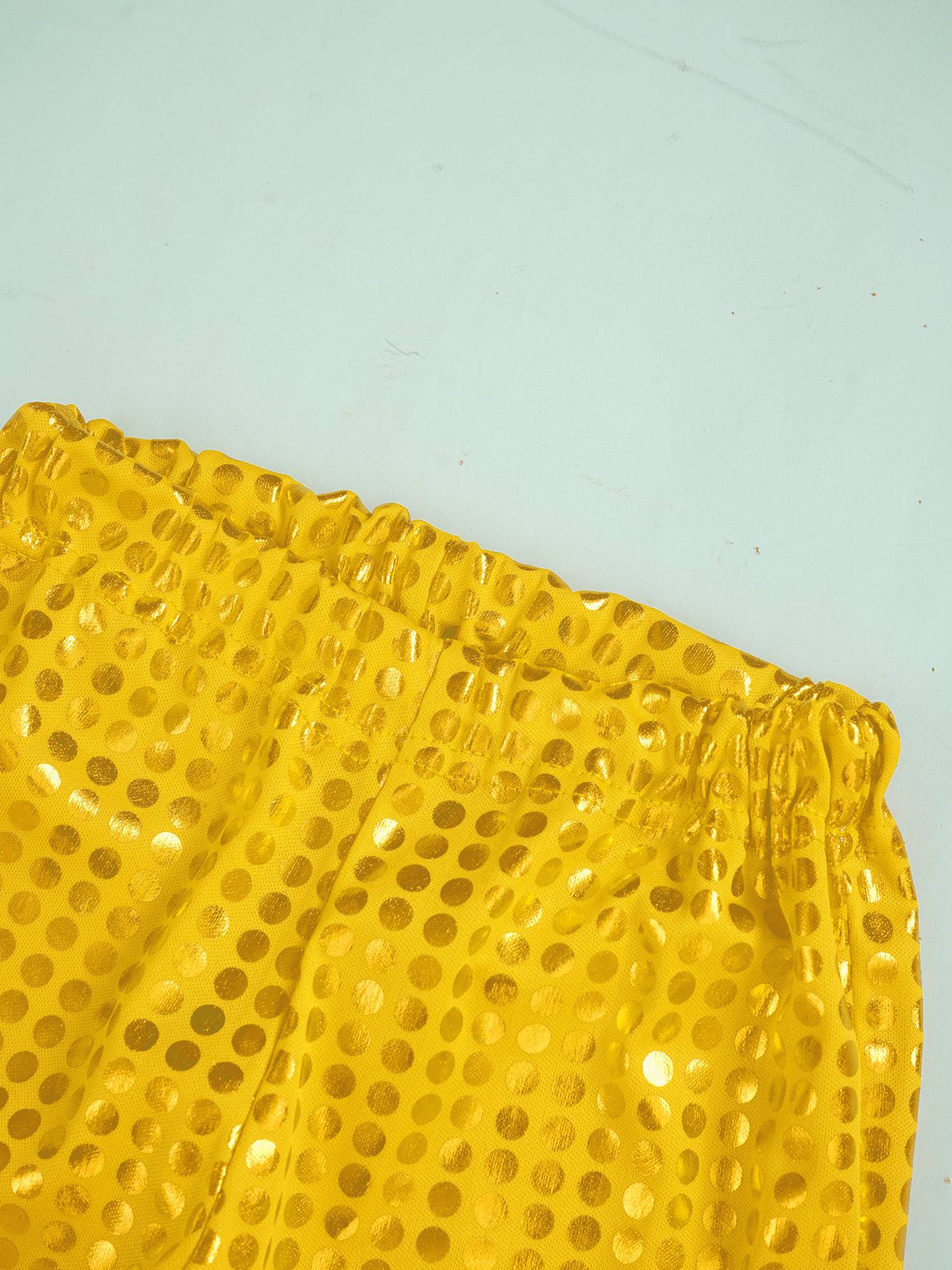 Kids Shiny Sequins Flared Jazz Pants Stage Performance Pants