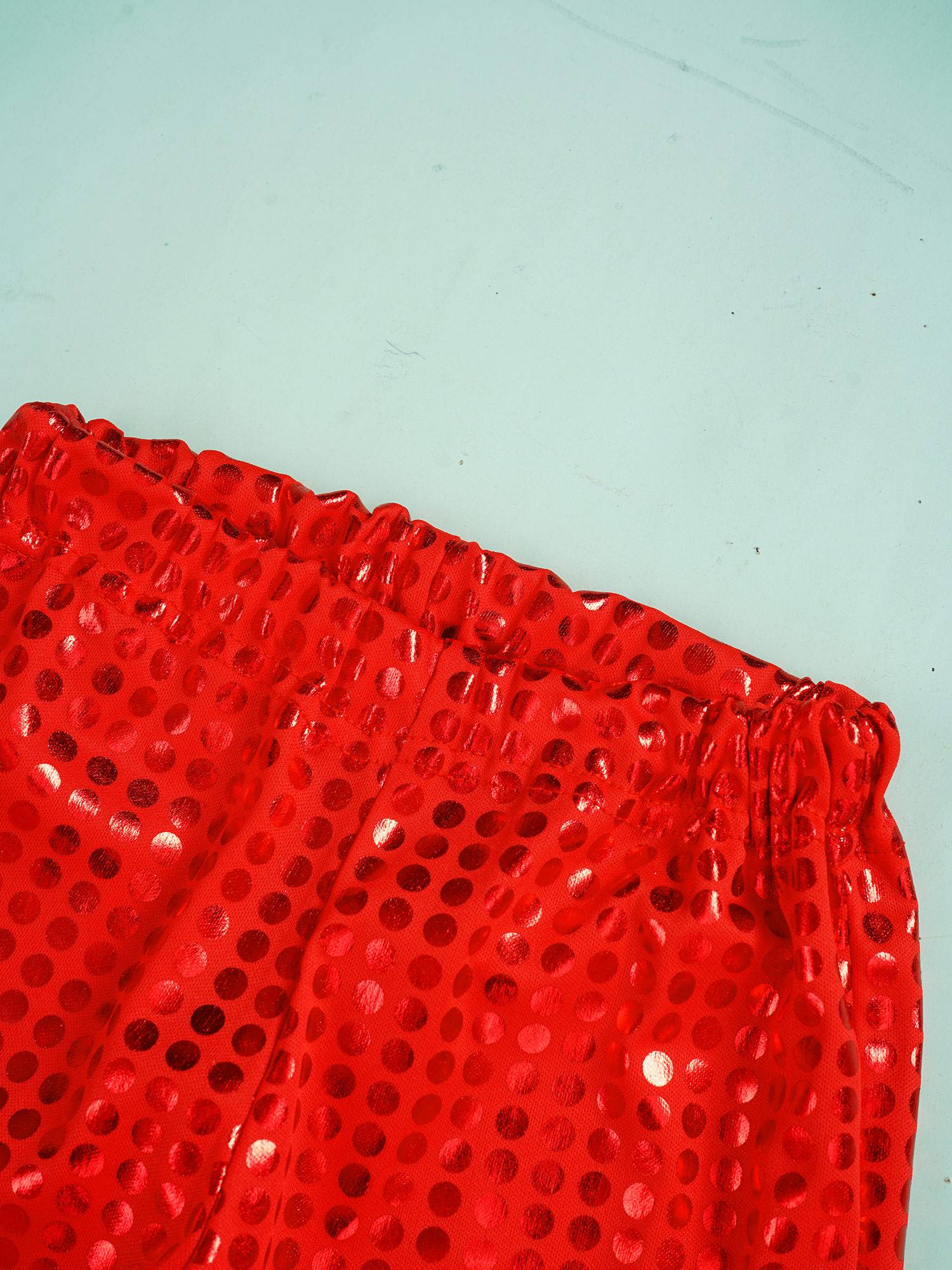 Kids Shiny Sequins Flared Jazz Pants Stage Performance Pants