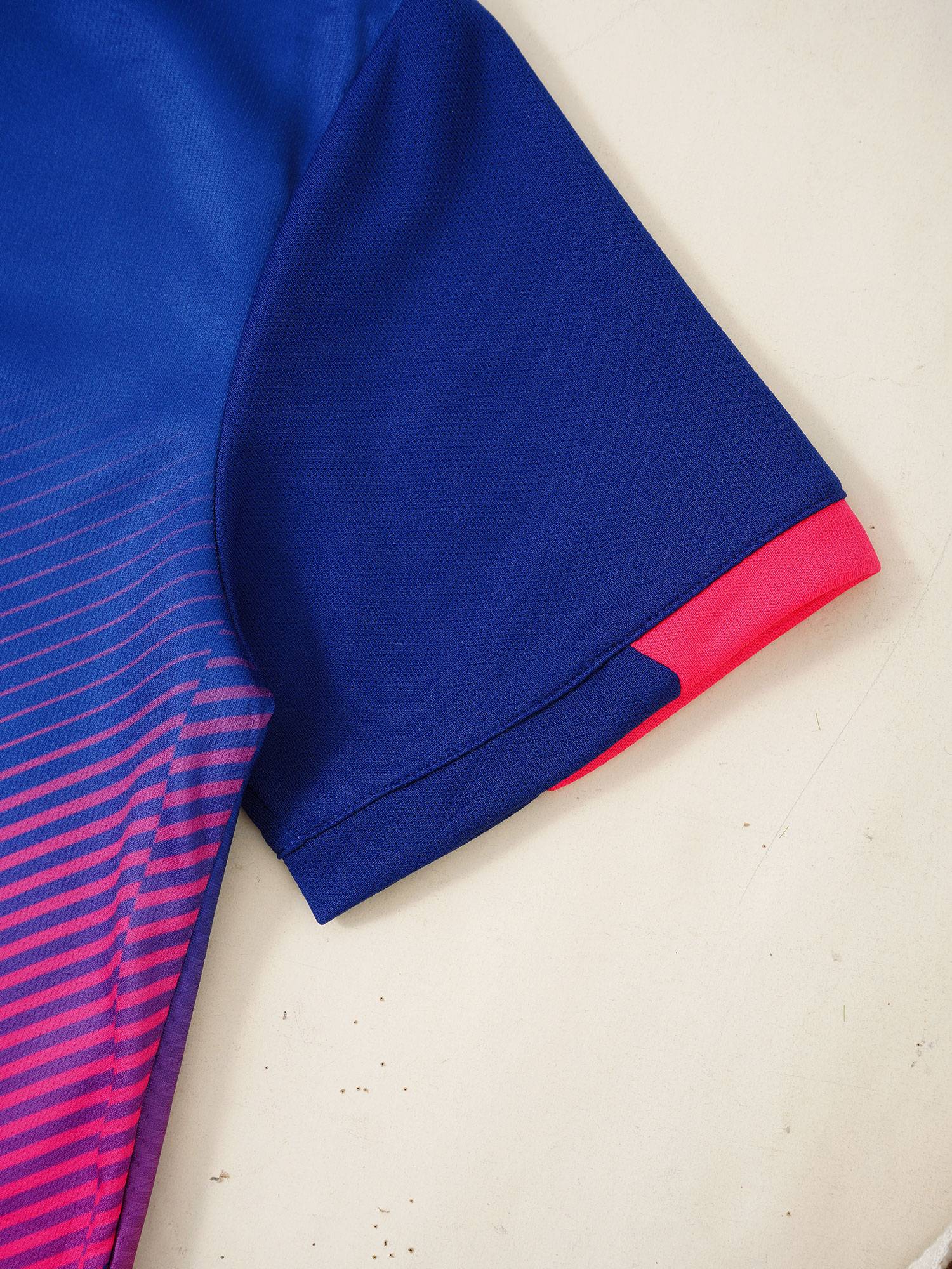 Kids Boys Two Pieces Football Outfits Gradient T-Shirt and Shorts