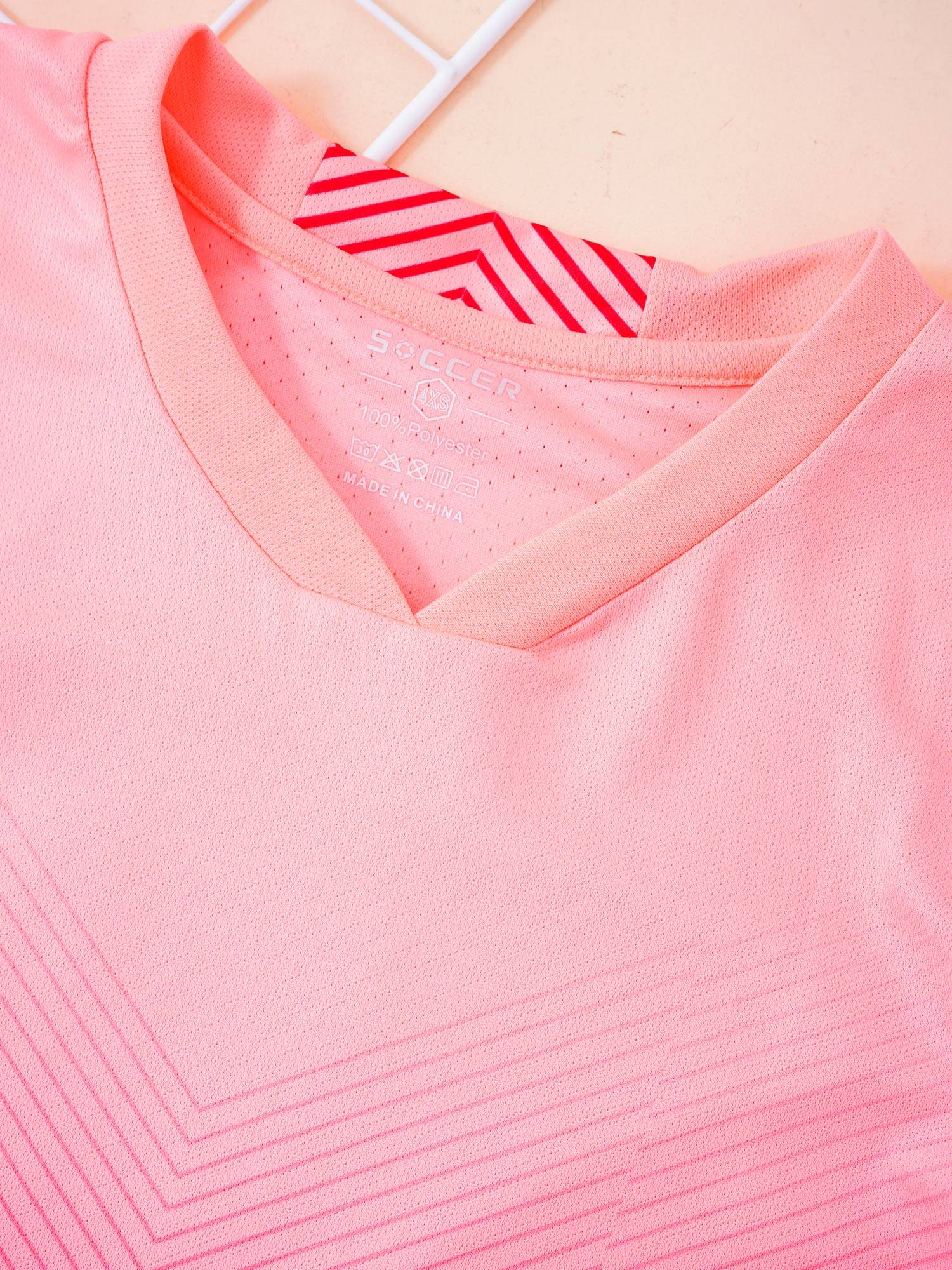 Kids Boys Two Pieces Football Outfits Gradient T-Shirt and Shorts