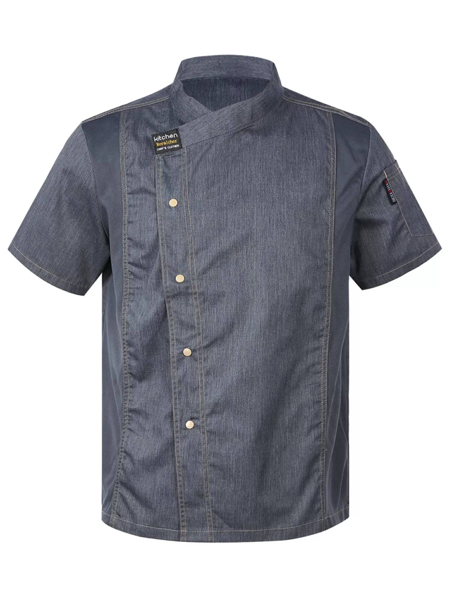 Adults Kitchen Work Uniform Chef Shirts