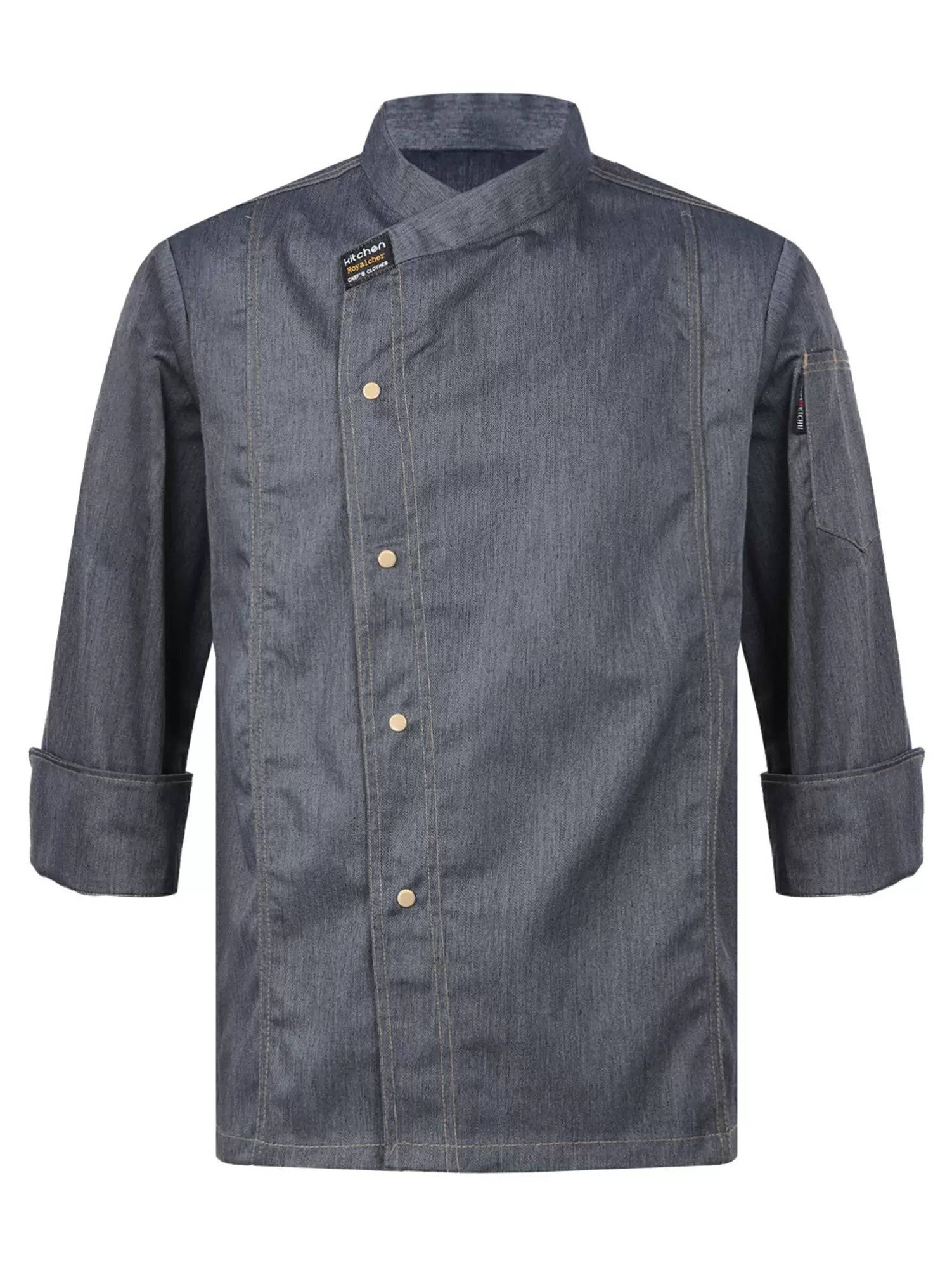 Adults Kitchen Work Uniform Chef Shirts