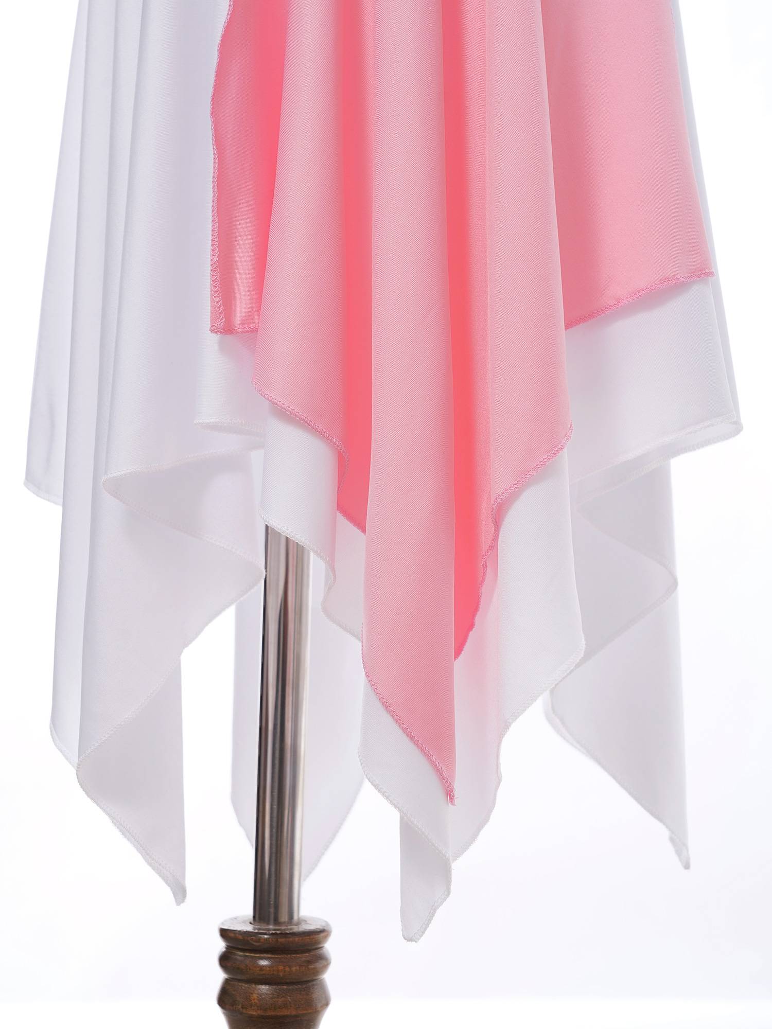 Kids Girls Sleeveless Colorblock Praise Worship Dance Dress