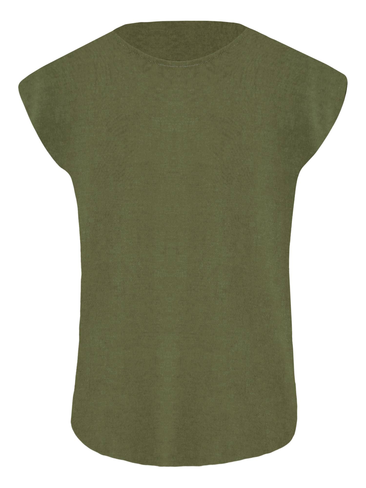 Men Solid Color Sleeveless Casual Round Neck Sports T-shirt