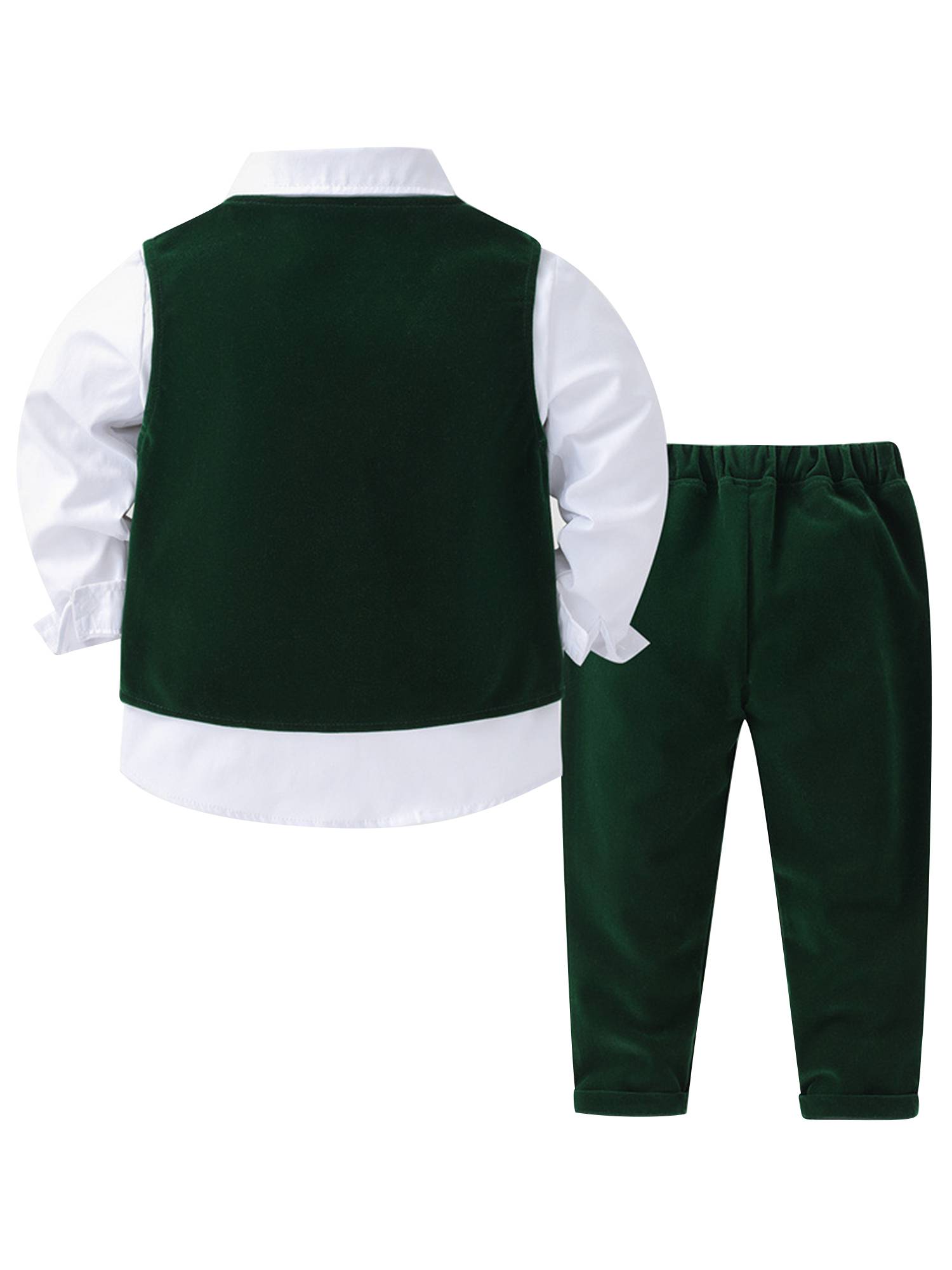 Baby/Toddler Boys 3pcs Velvet Gentleman Outfit Formal Suits