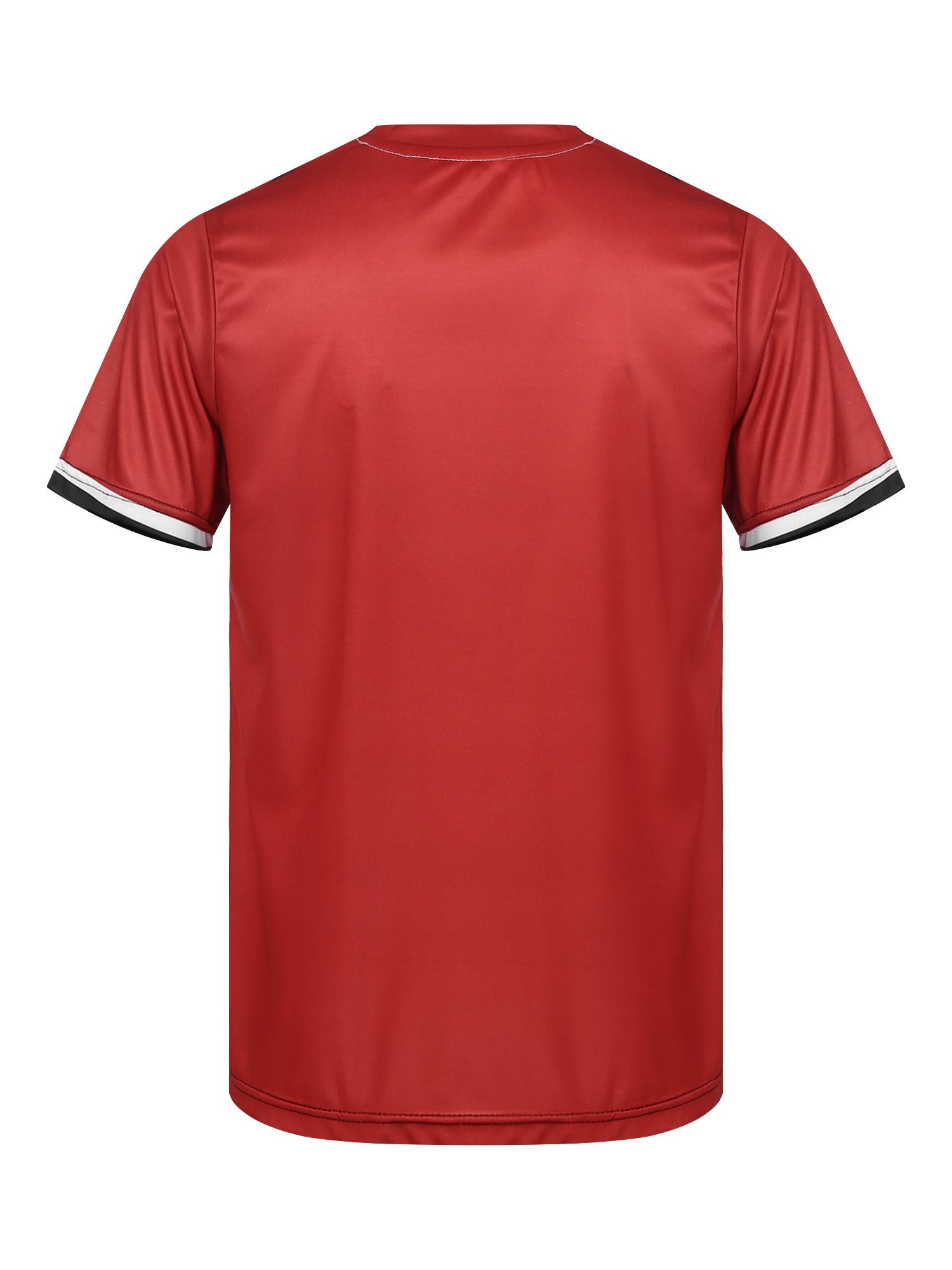 Men Round Neck Short Sleeve Cooking Utensil Print Chef T-shirt