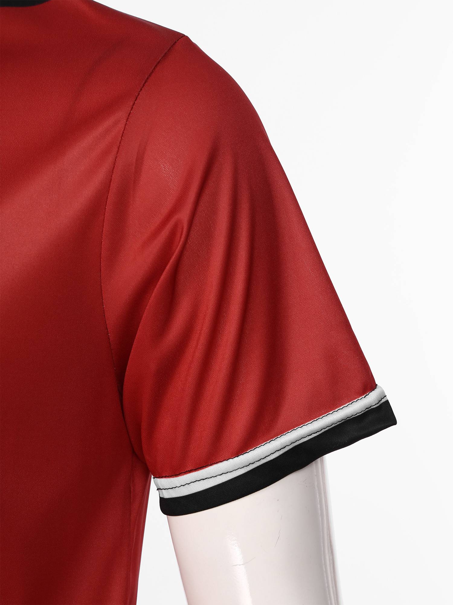 Men Round Neck Short Sleeve Cooking Utensil Print Chef T-shirt