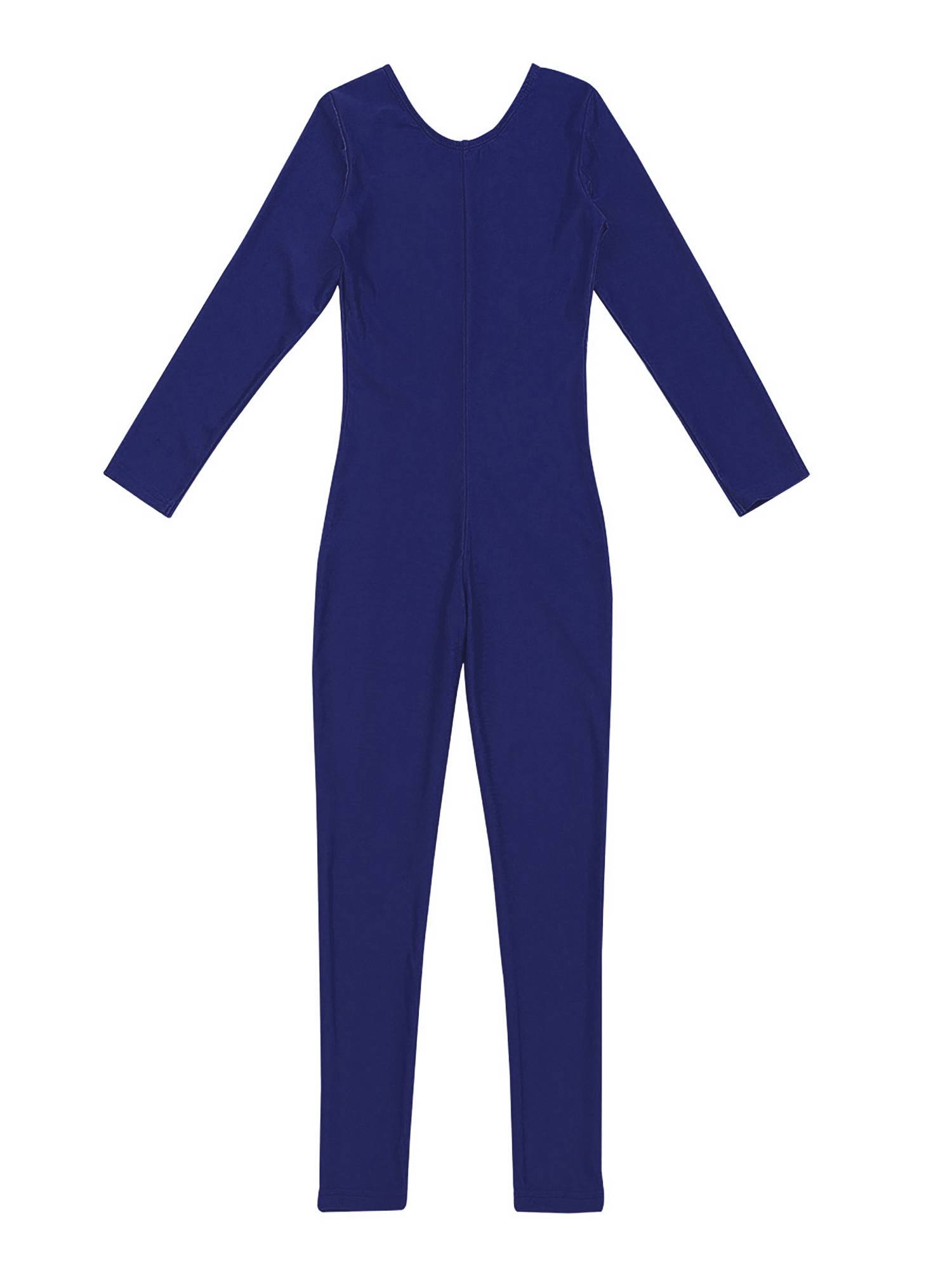 Kids Girls Long Sleeves Gymnastics Unitard Dancewear