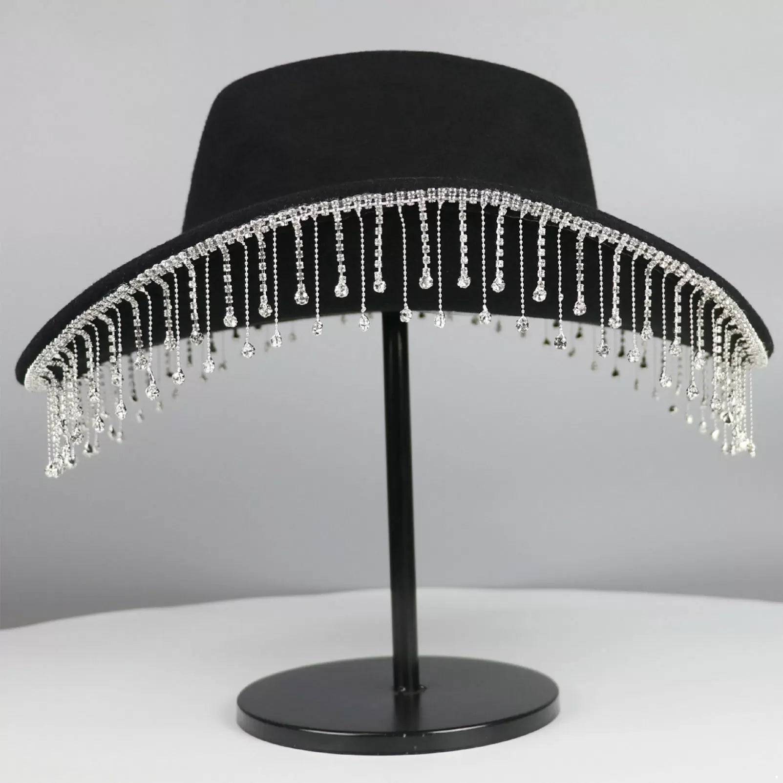 Adult Bling Rhinestone Hat Costumes Props for Bachelorette/Bridal Party