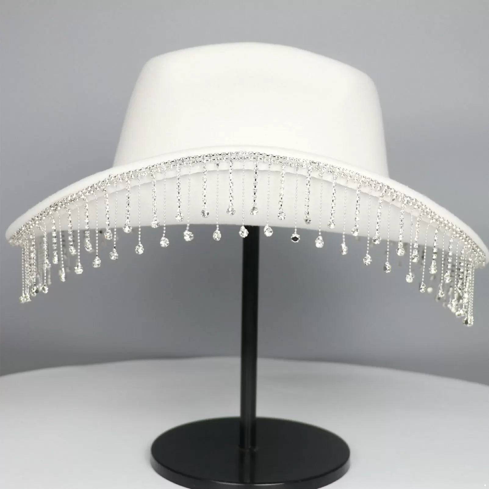 Adult Bling Rhinestone Hat Costumes Props for Bachelorette/Bridal Party