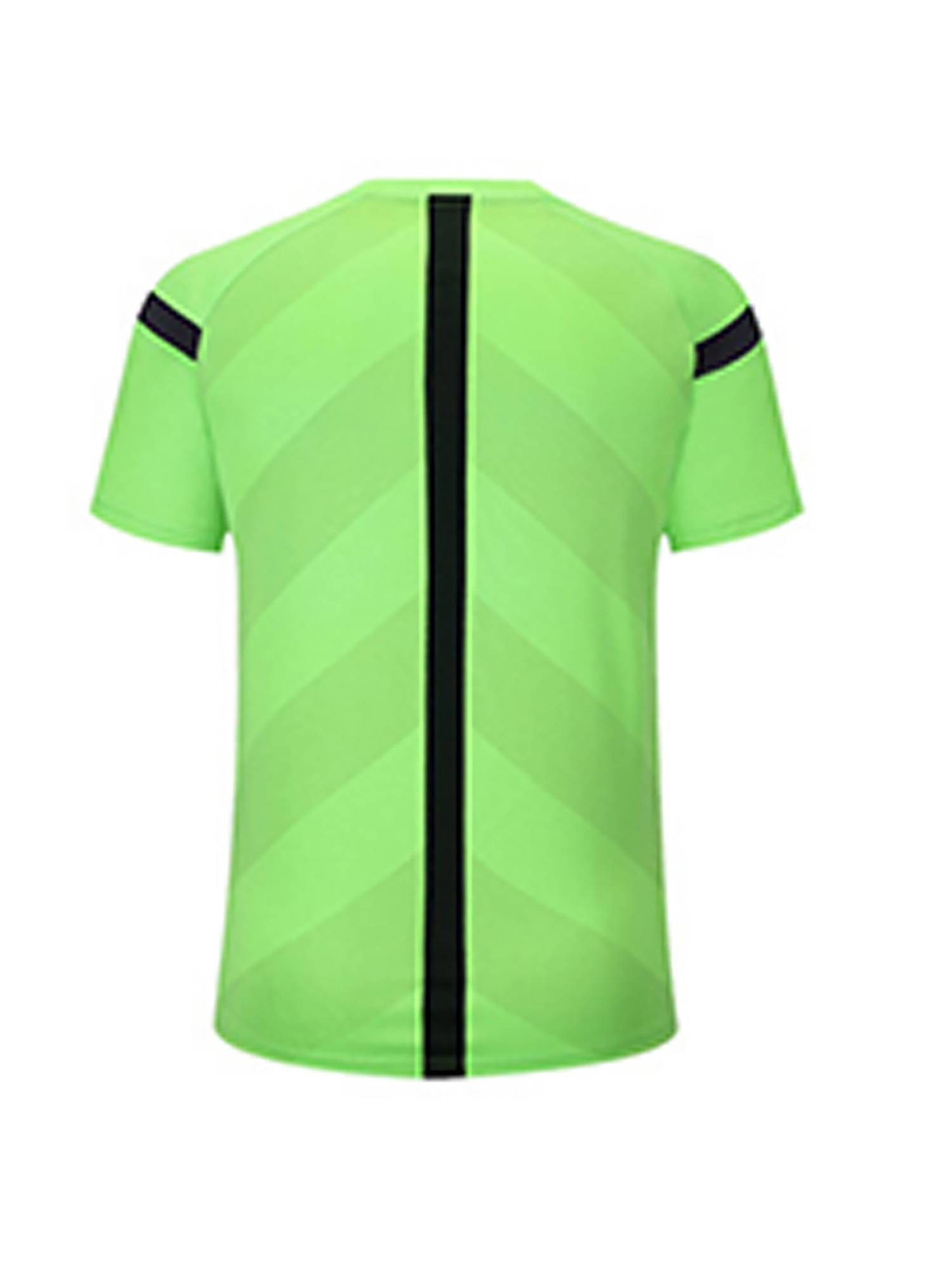 Men Two-Piece Short Sleeve T-shirt with Shorts Soccer Referee Uniform