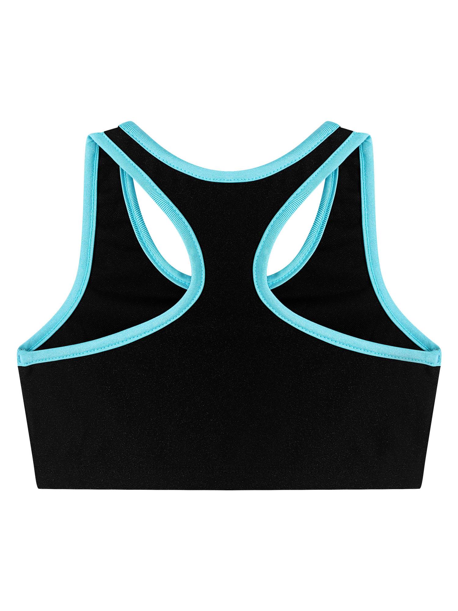 Kids Girls 2pcs Sleeveless Crop Top with Colorblock Leggings Sport Set