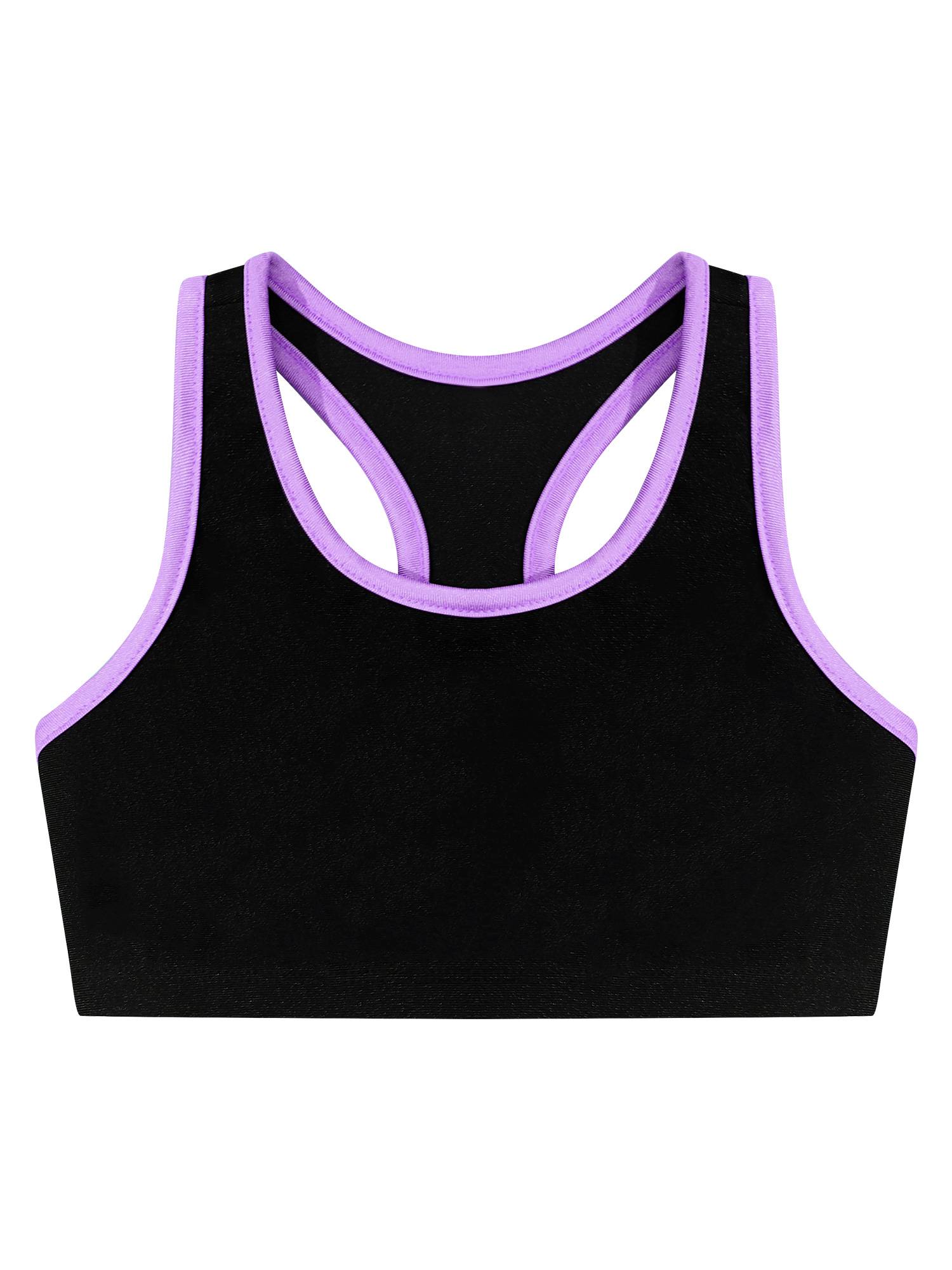 Kids Girls 2pcs Sleeveless Crop Top with Colorblock Leggings Sport Set