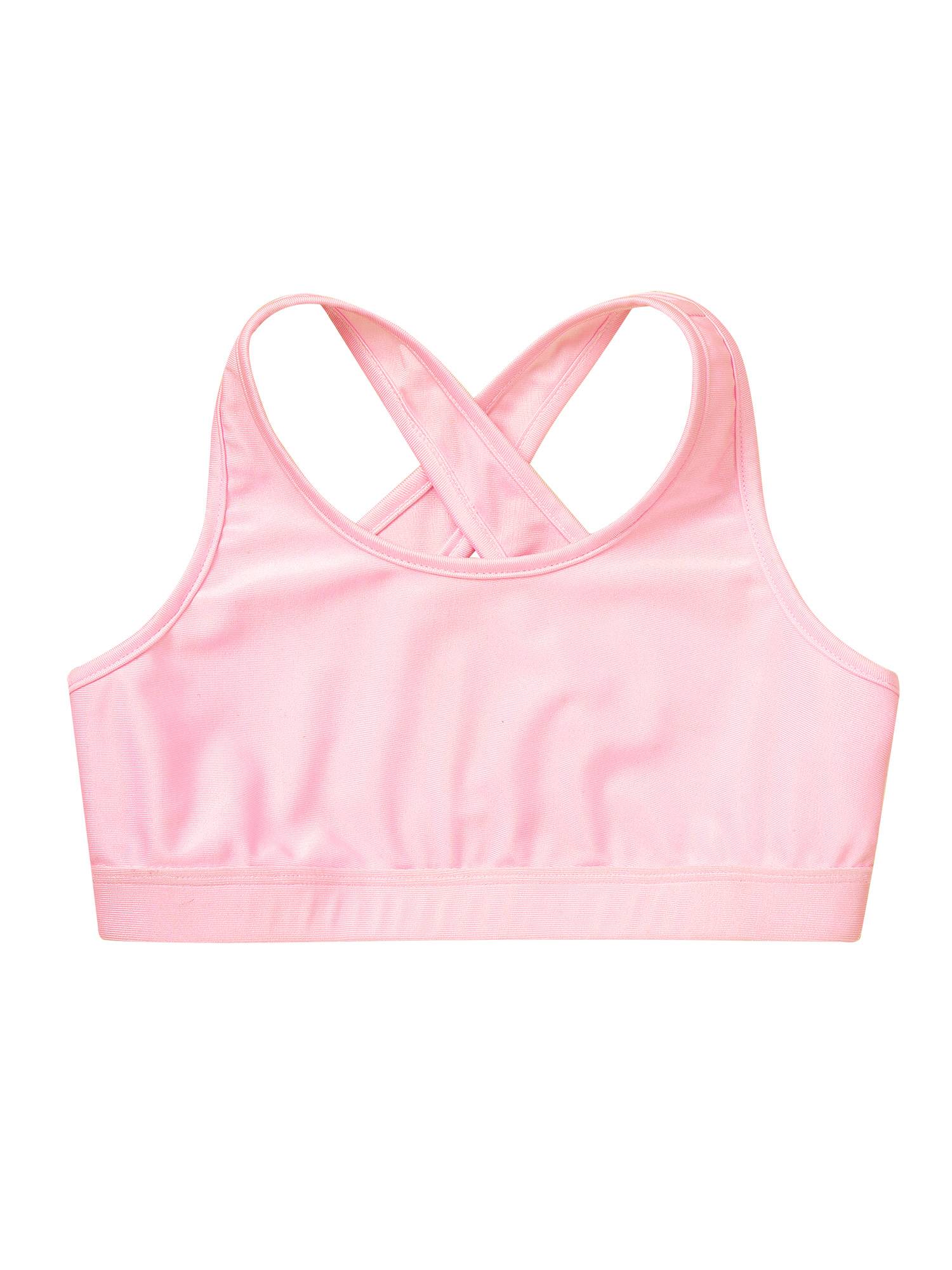 Kids Girls 2pcs Sleeveless Crop Top with Pleated Skort Skirt Tennis Set