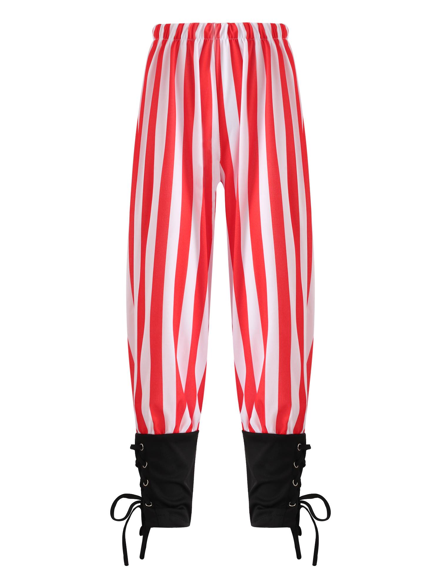 Kid Boys Stripes Ankle Banded Medieval Renaissance Pants