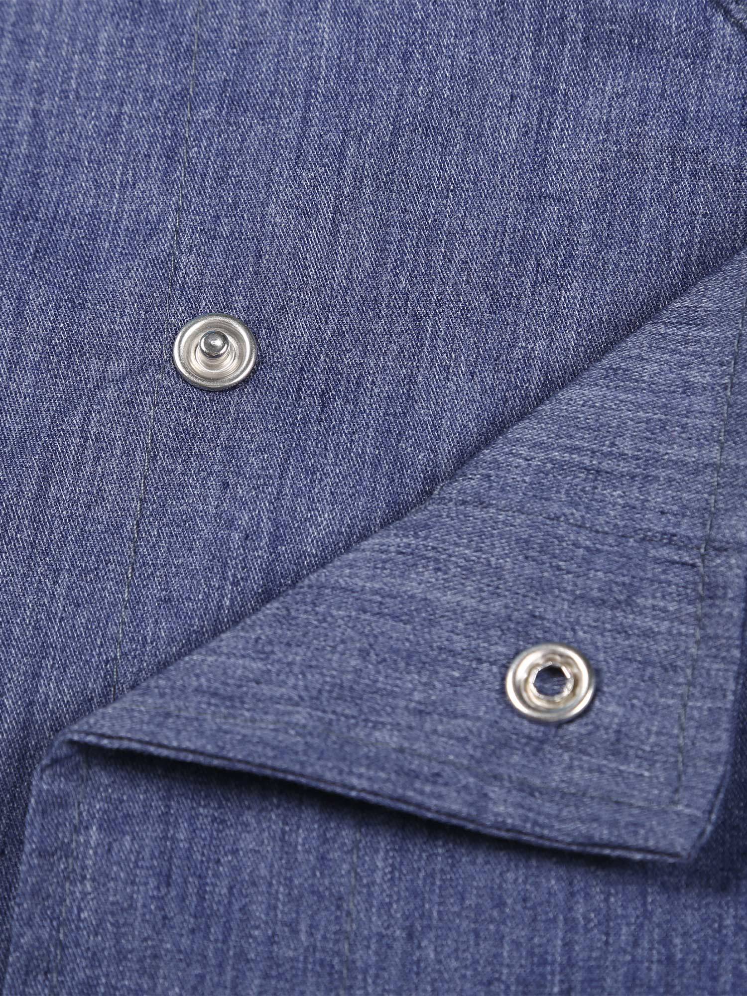 Men Stand Collar Short Sleeve Solid Color Chef Shirt