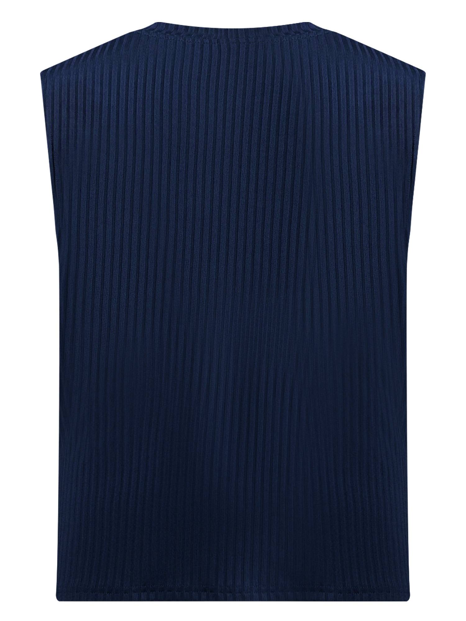 Men V Neck Ribbed Solid Color Sleeveless Sports Tank Top