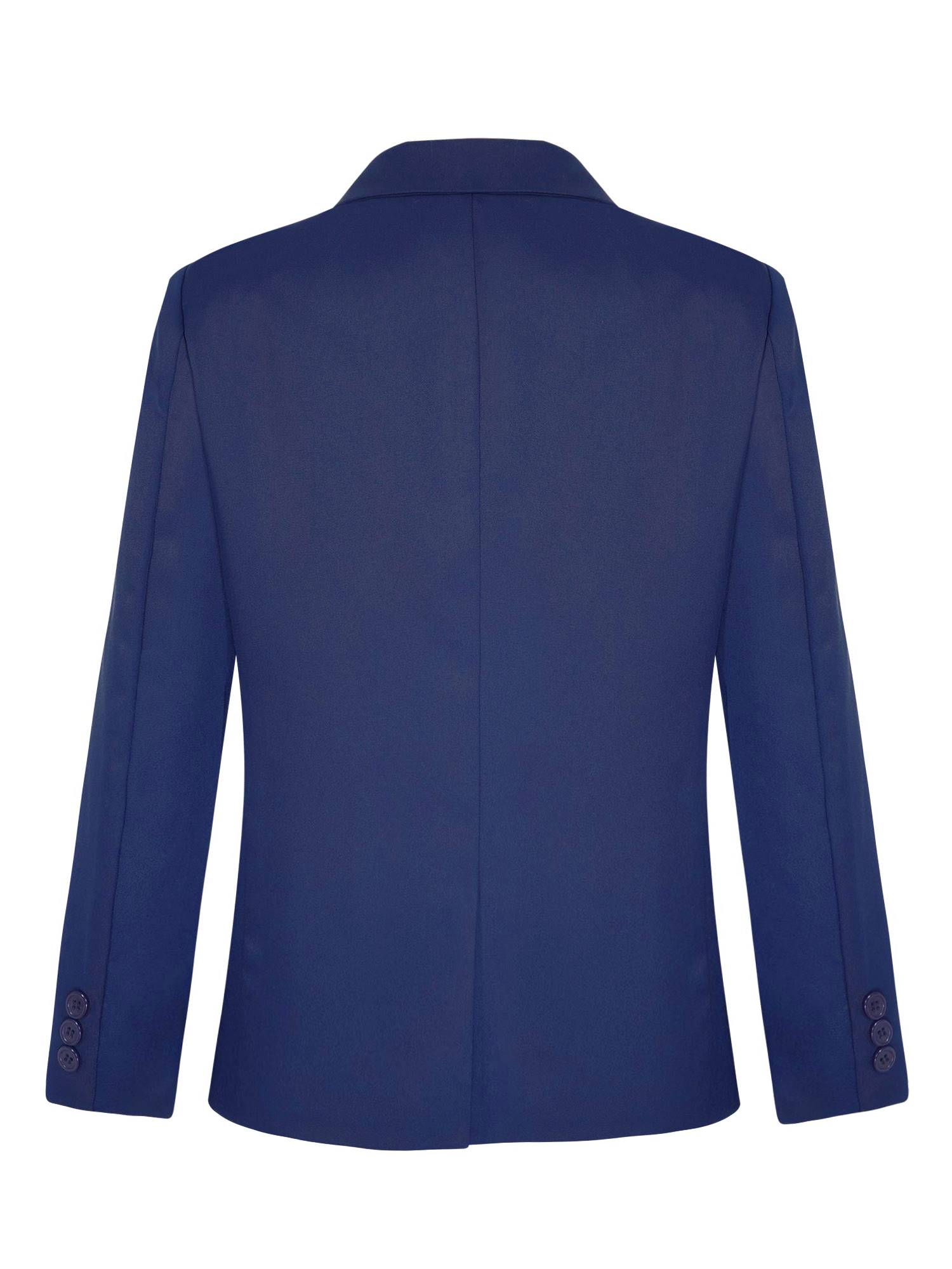 Kids Boys Gentleman Blazer Notch Lapel Jacket Outerwear