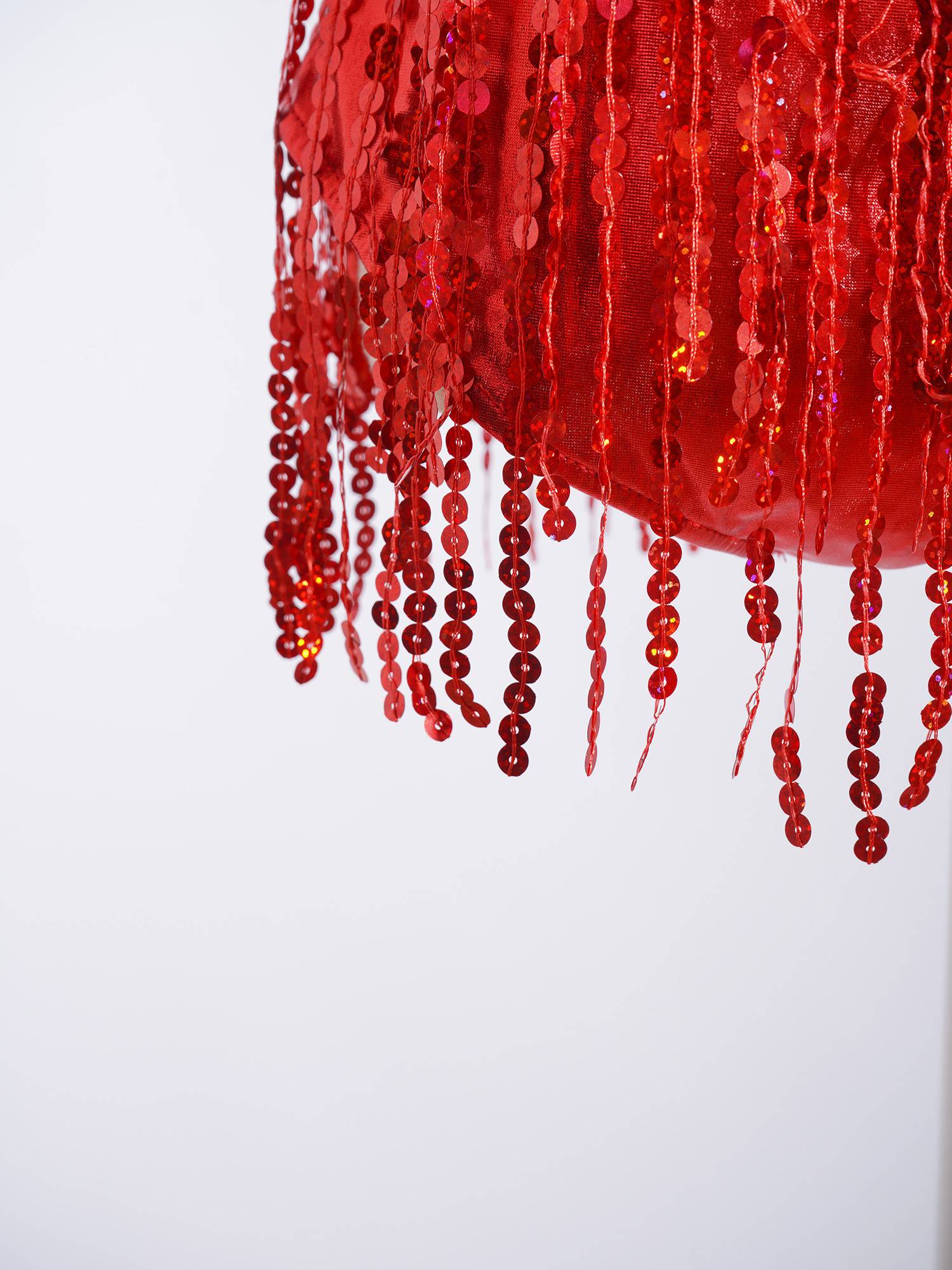 Kids Girls Christmas Sleeveless Sequins Tassels Bodysuit