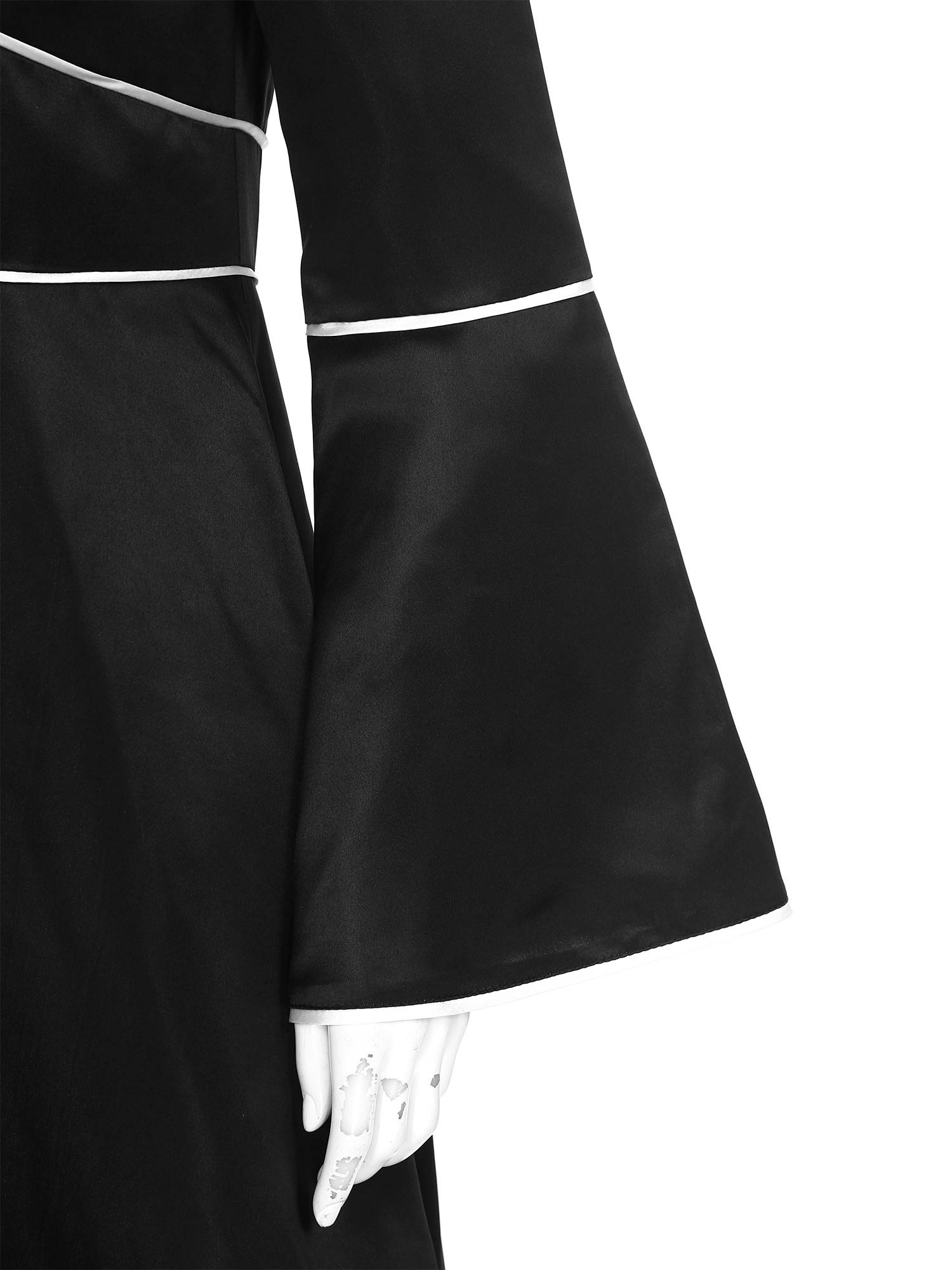 Women Church Clergy Robe Long Sleeves A-Line Maxi Worship Dance Dress